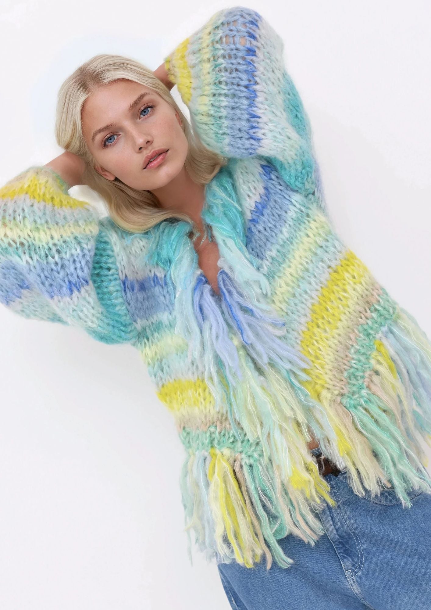 Stevie cardigan Coastal Dream