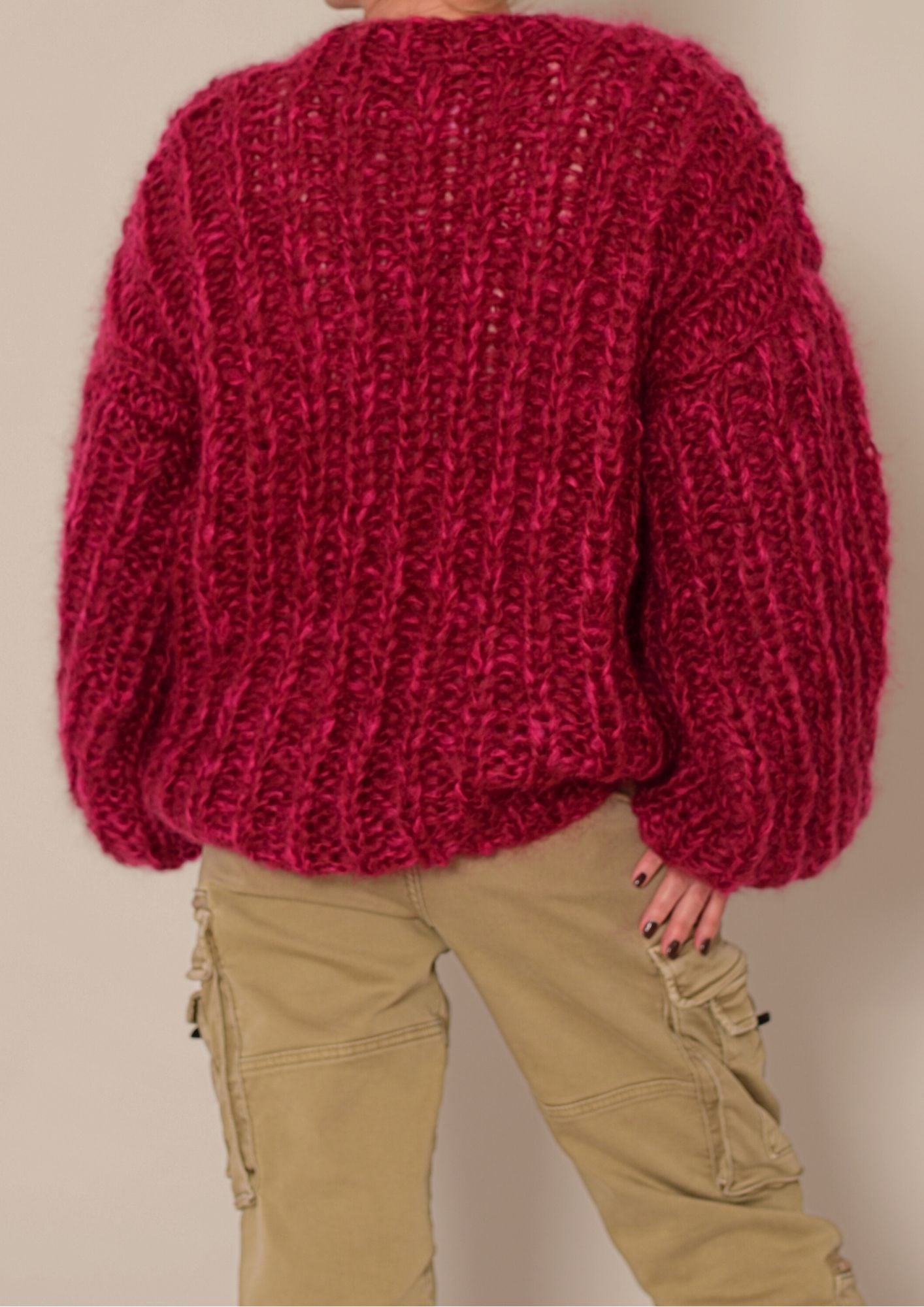 Cardigan Gigi bordeaux