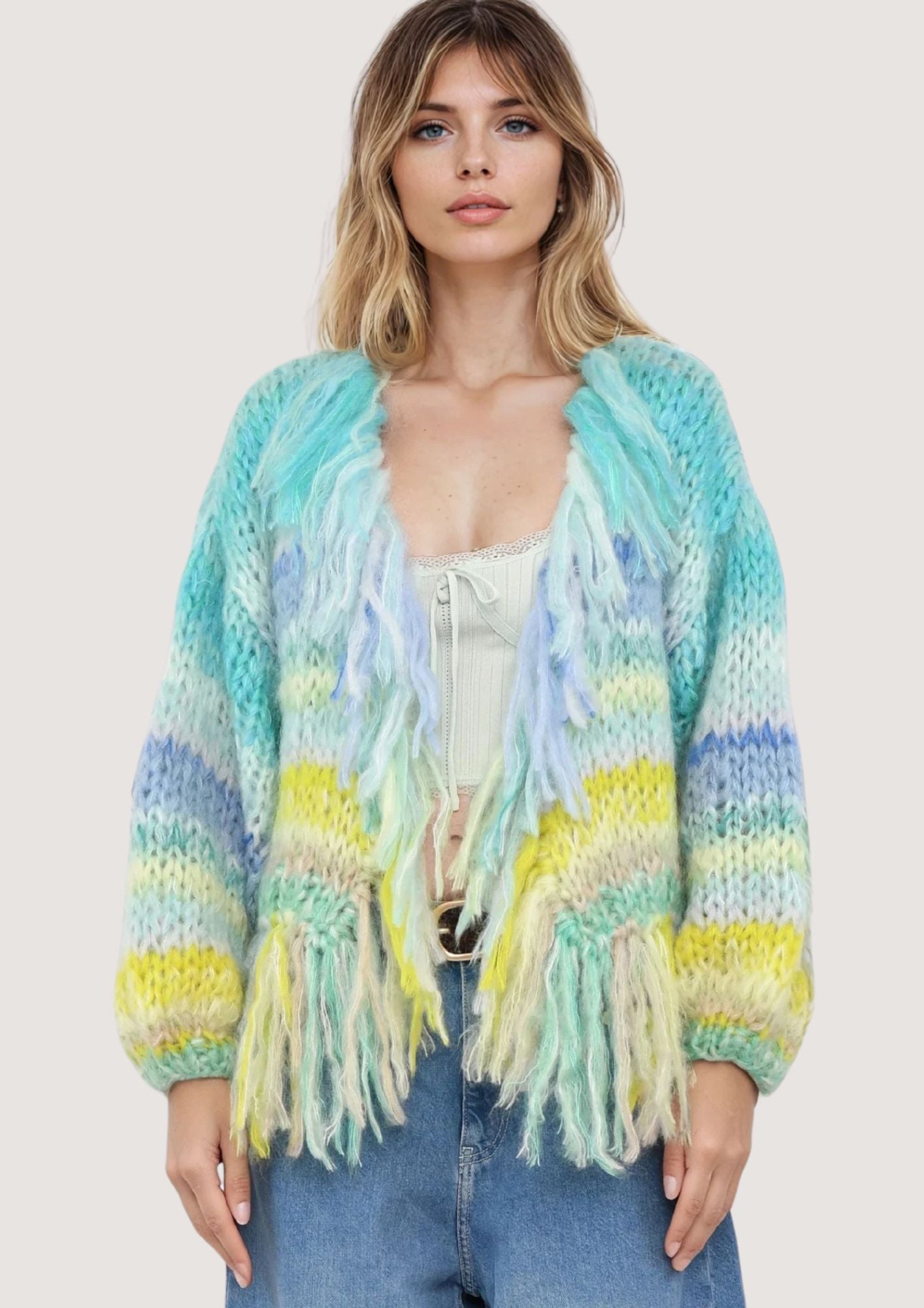 Stevie cardigan Coastal Dream