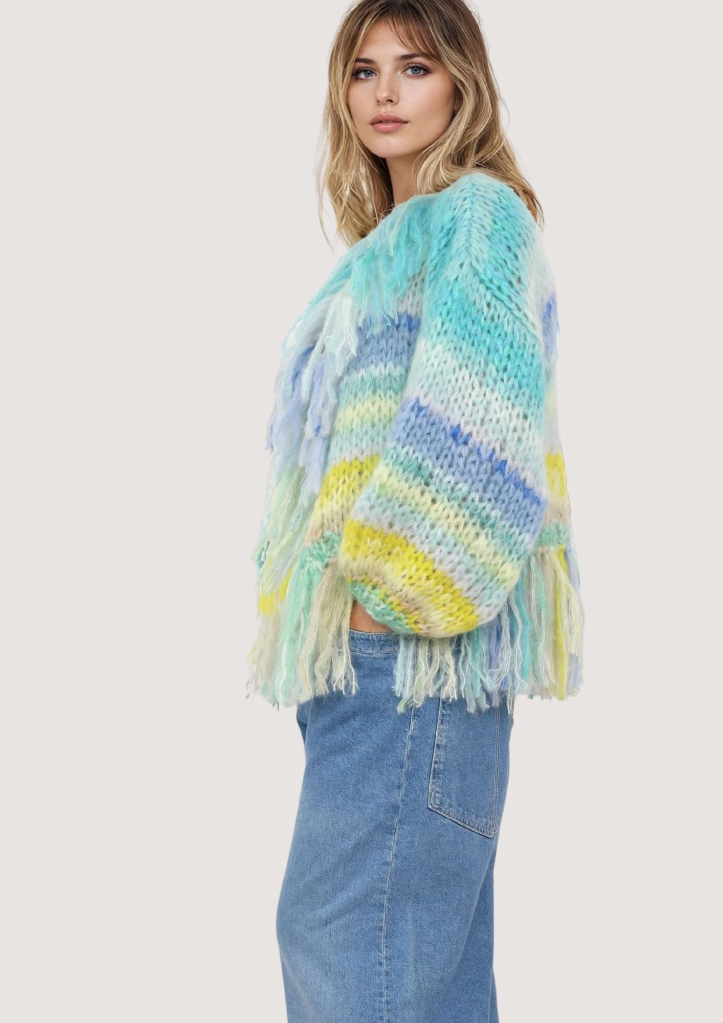 Stevie cardigan Coastal Dream