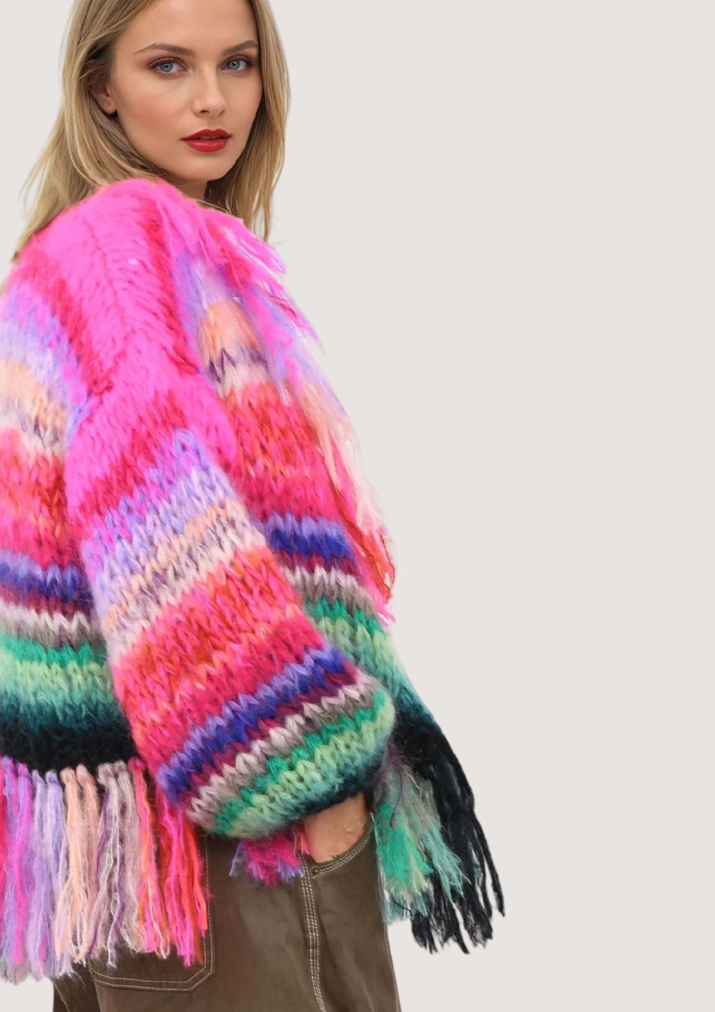 Stevie cardigan Midnight Fiesta