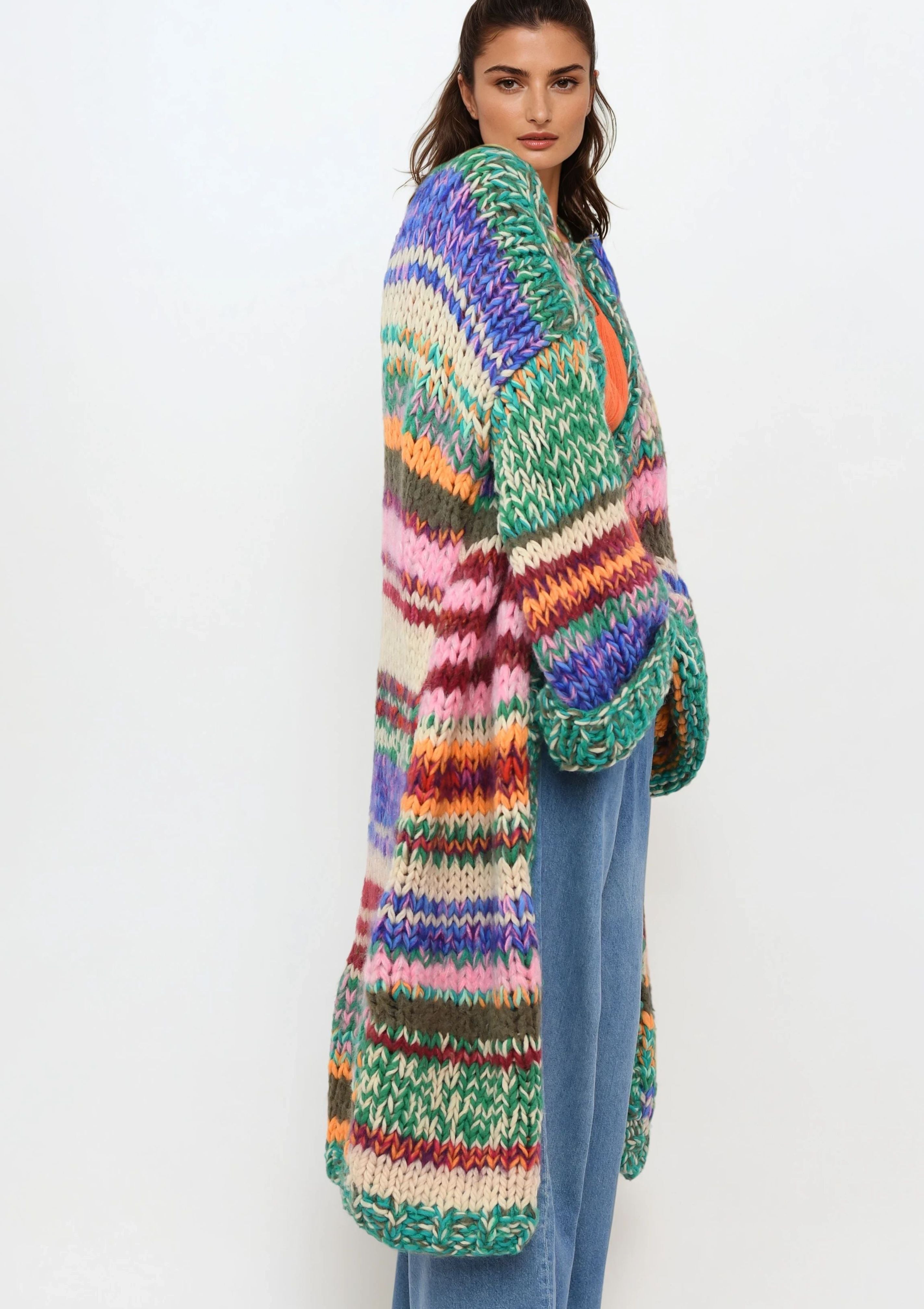 Abrigo Kioni musgo morera