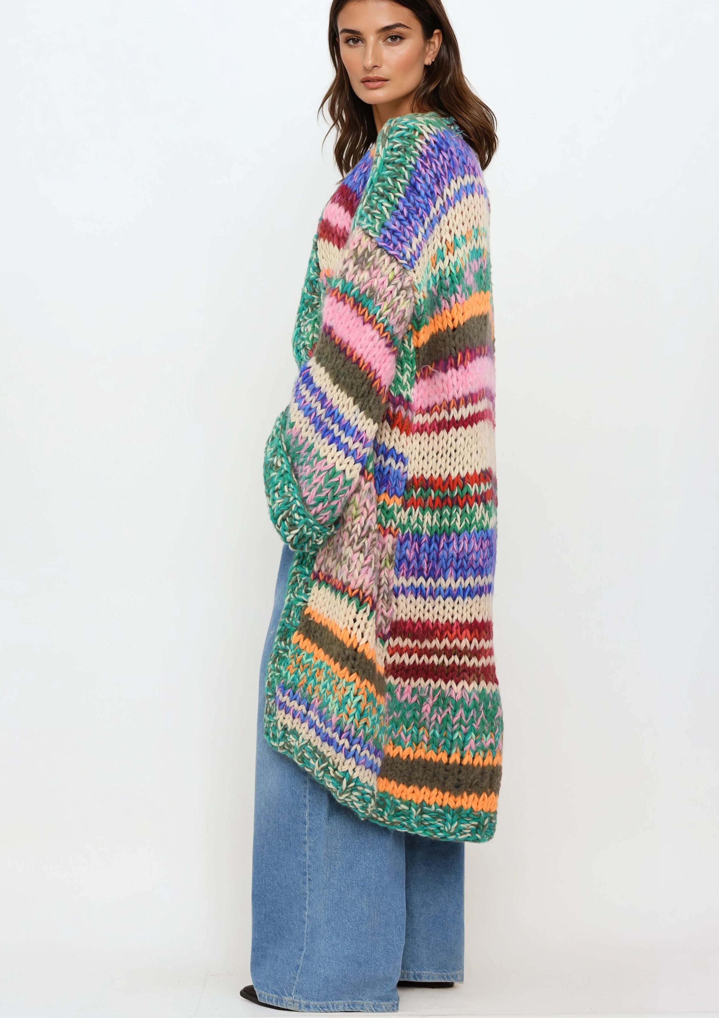 Abrigo Kioni musgo morera