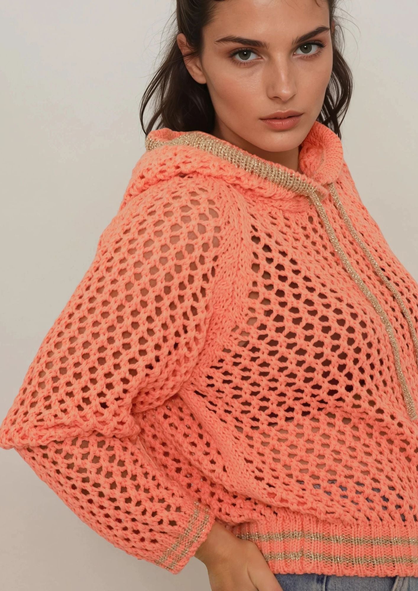 Riviera hoodie rosa