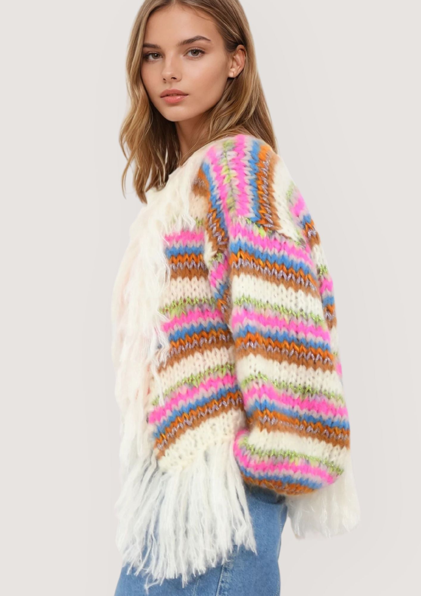 Stevie cardigan Golden Confetti