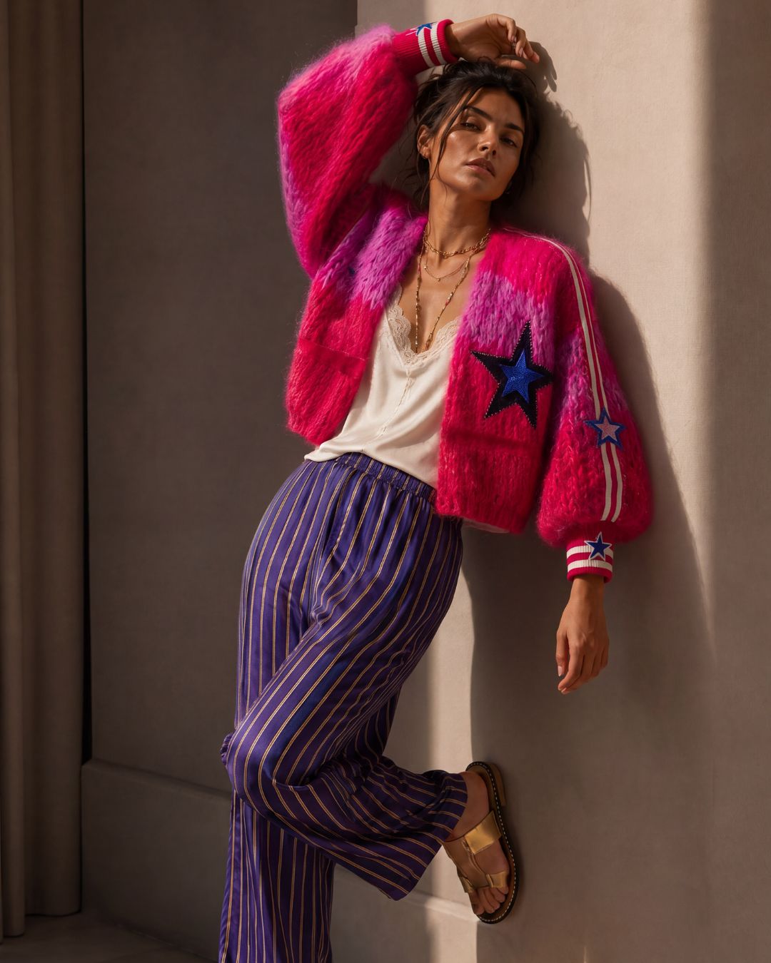 The Stardust Varsity Cardigan