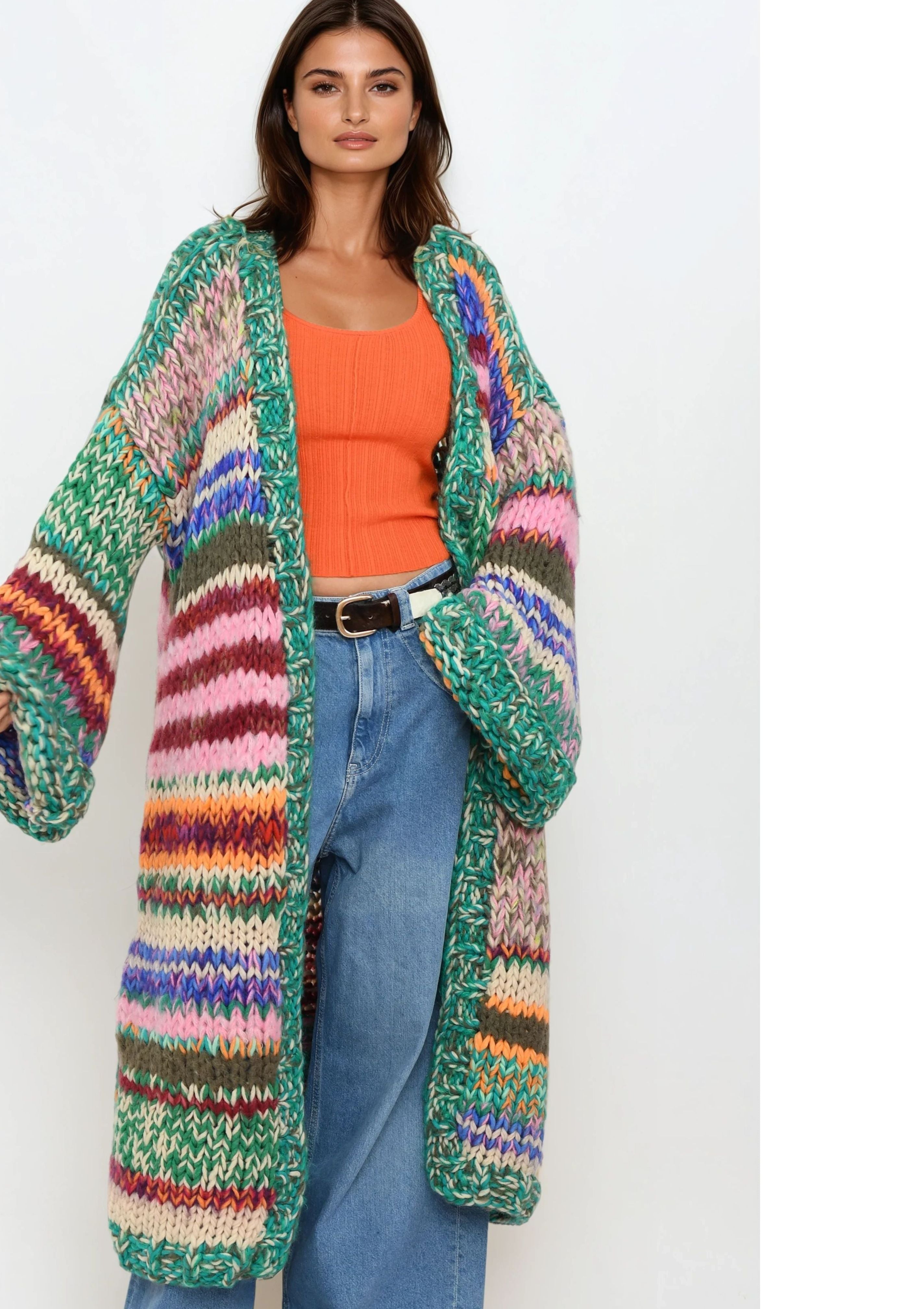 Abrigo Kioni musgo morera