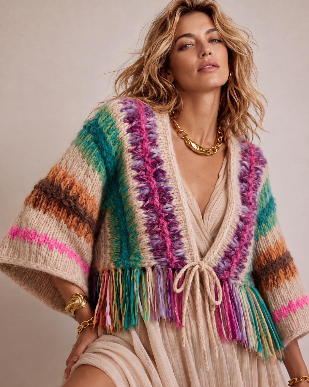 Kathy ponchero Nomad Bloom