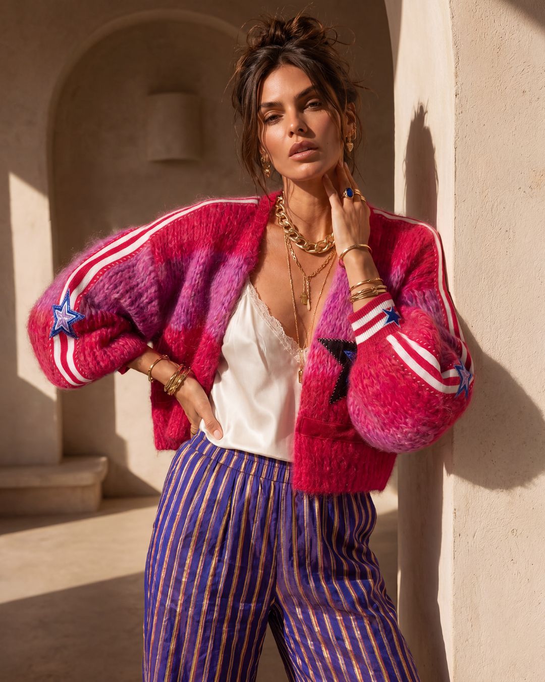 The Stardust Varsity Cardigan