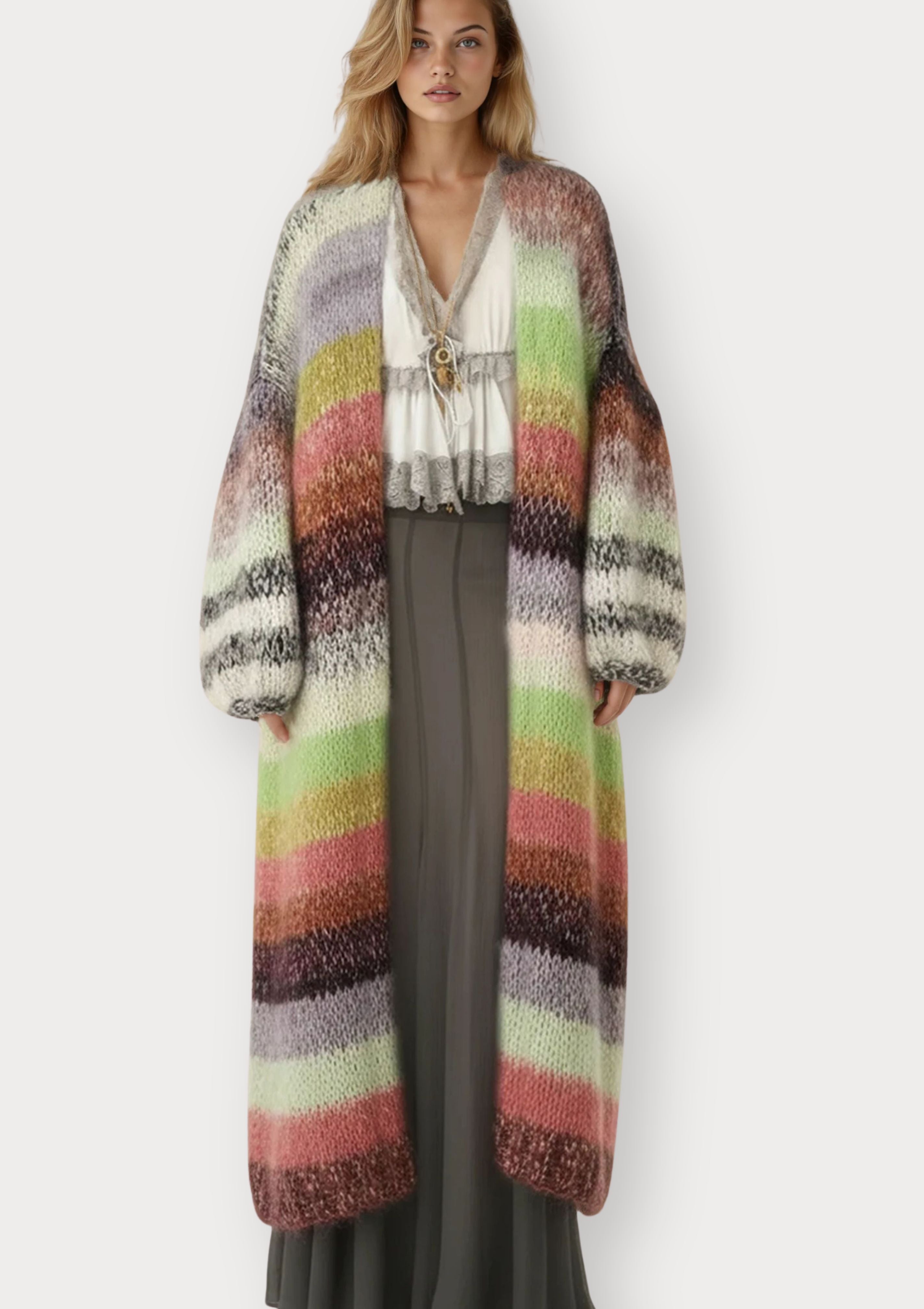 Cardigan Shanna rosa confetti preordine