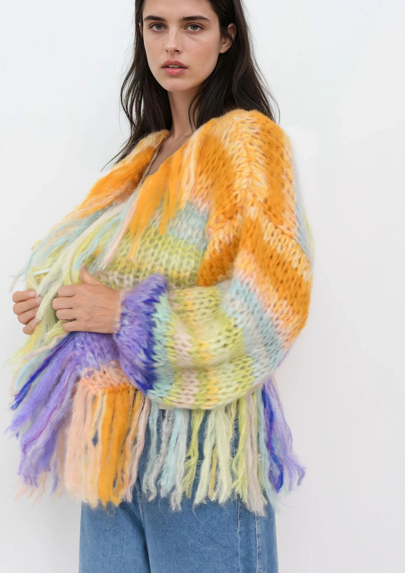 Stevie cardigan Capri Glow