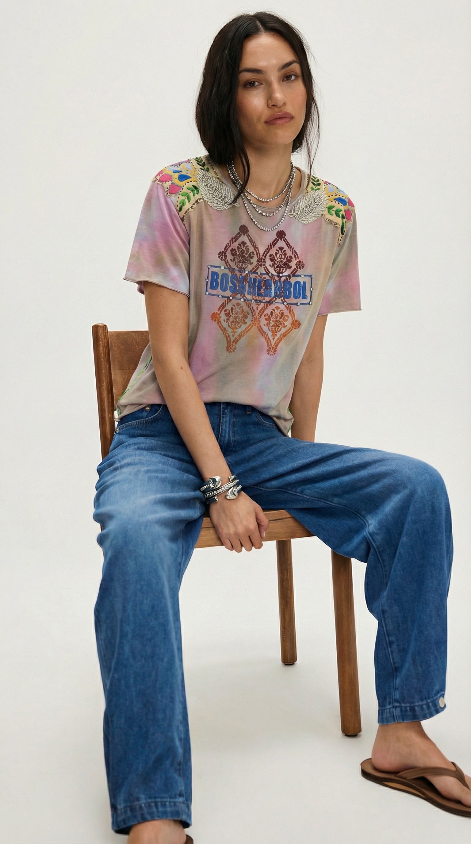 The Handdye Stamp tee