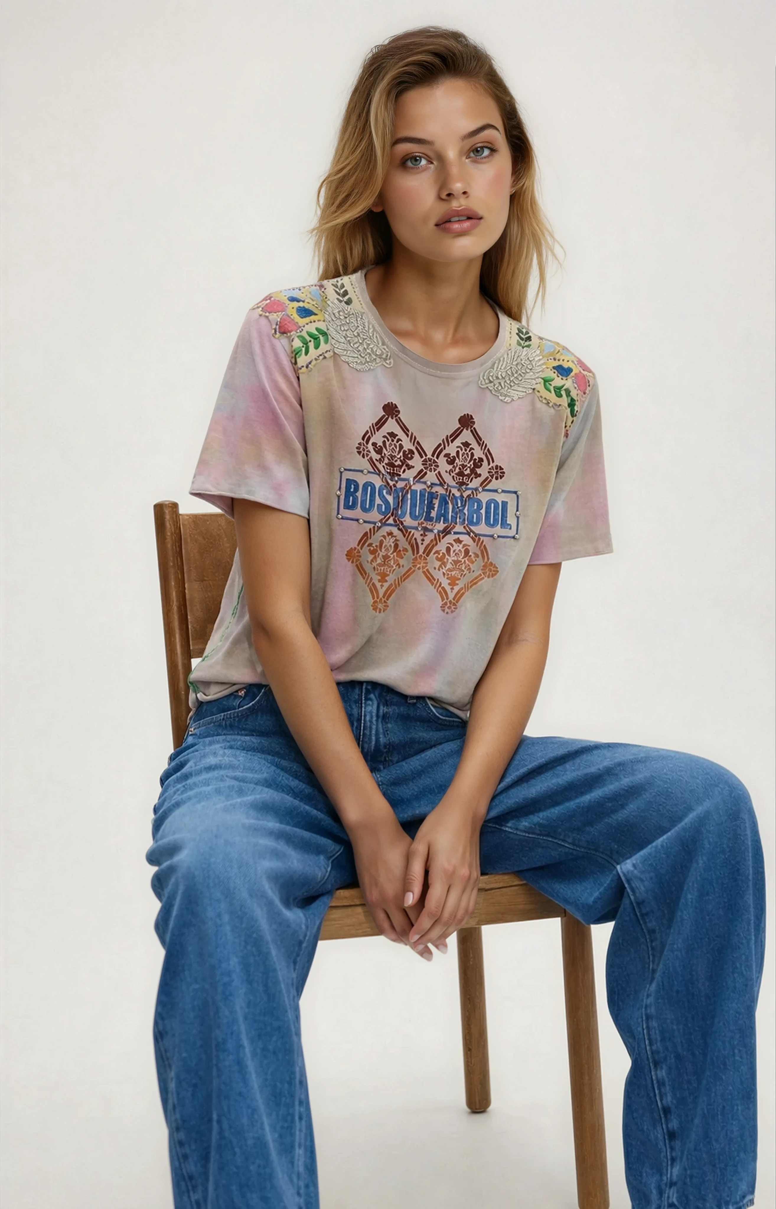 The Handdye Stamp tee