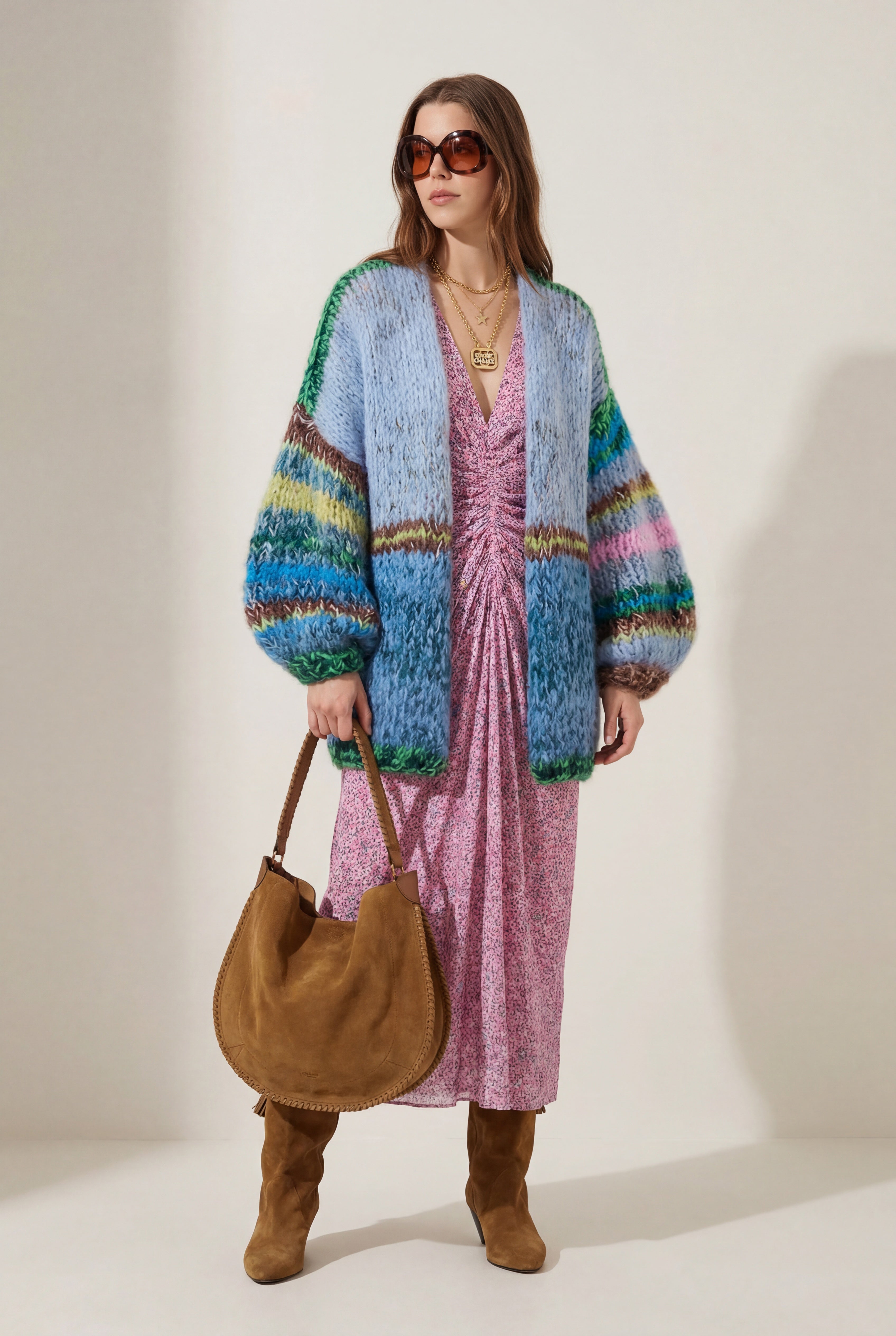 Biba Cardigan Andalusian fields