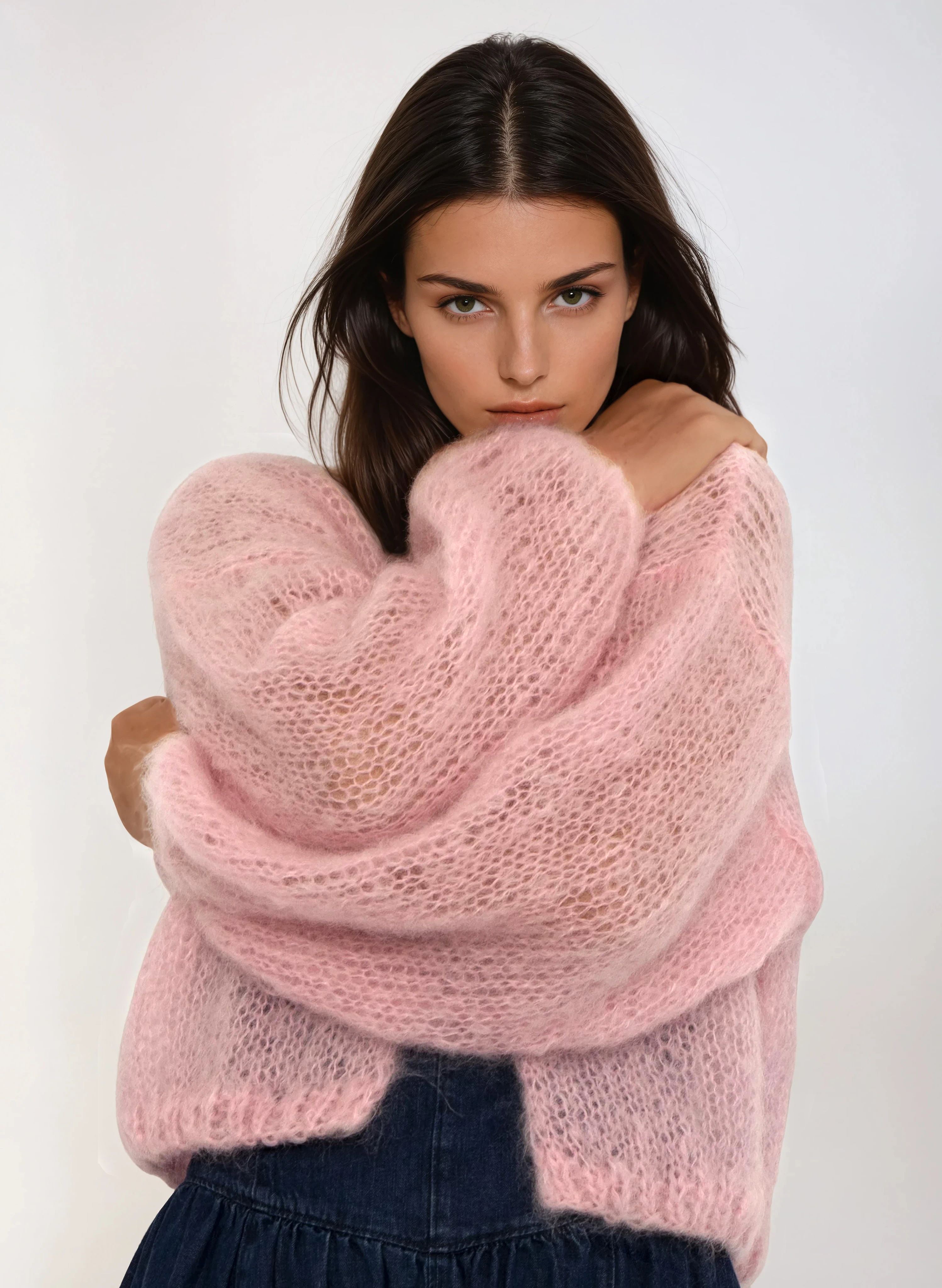 Rose-Jacke in zartem Rosa