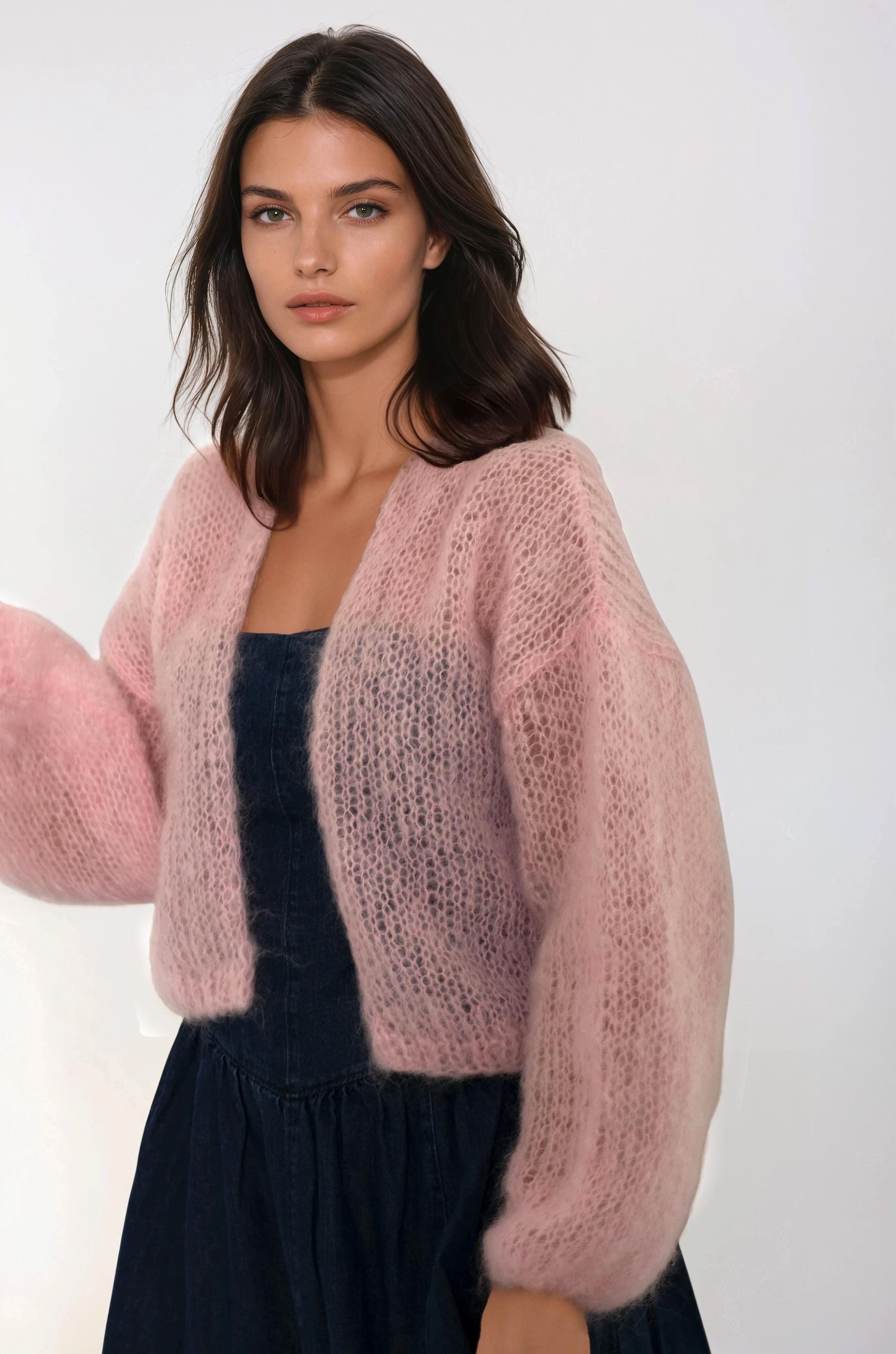 Rose-Jacke in zartem Rosa
