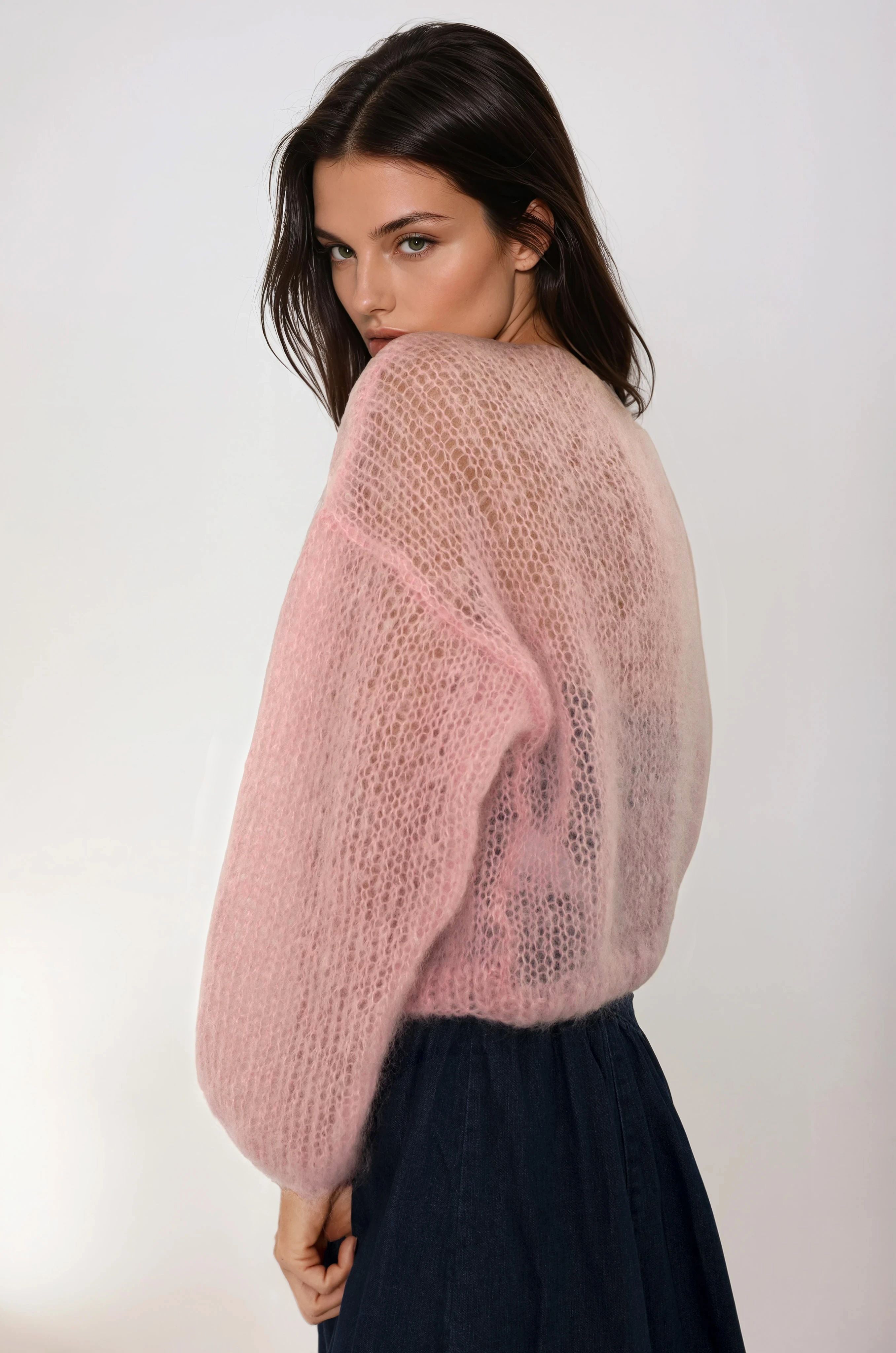Rose-Jacke in zartem Rosa
