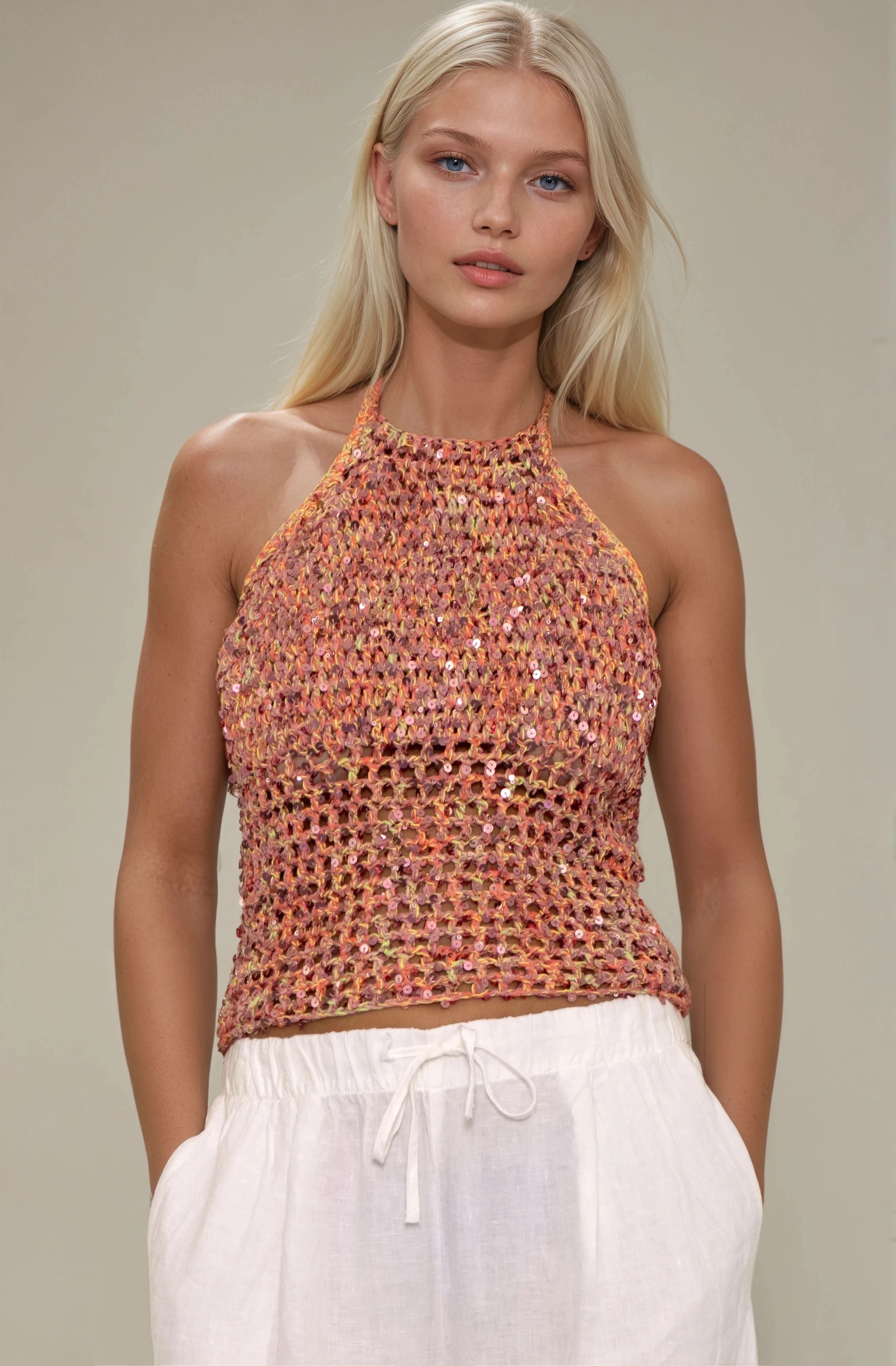 Suzie crochet halter top