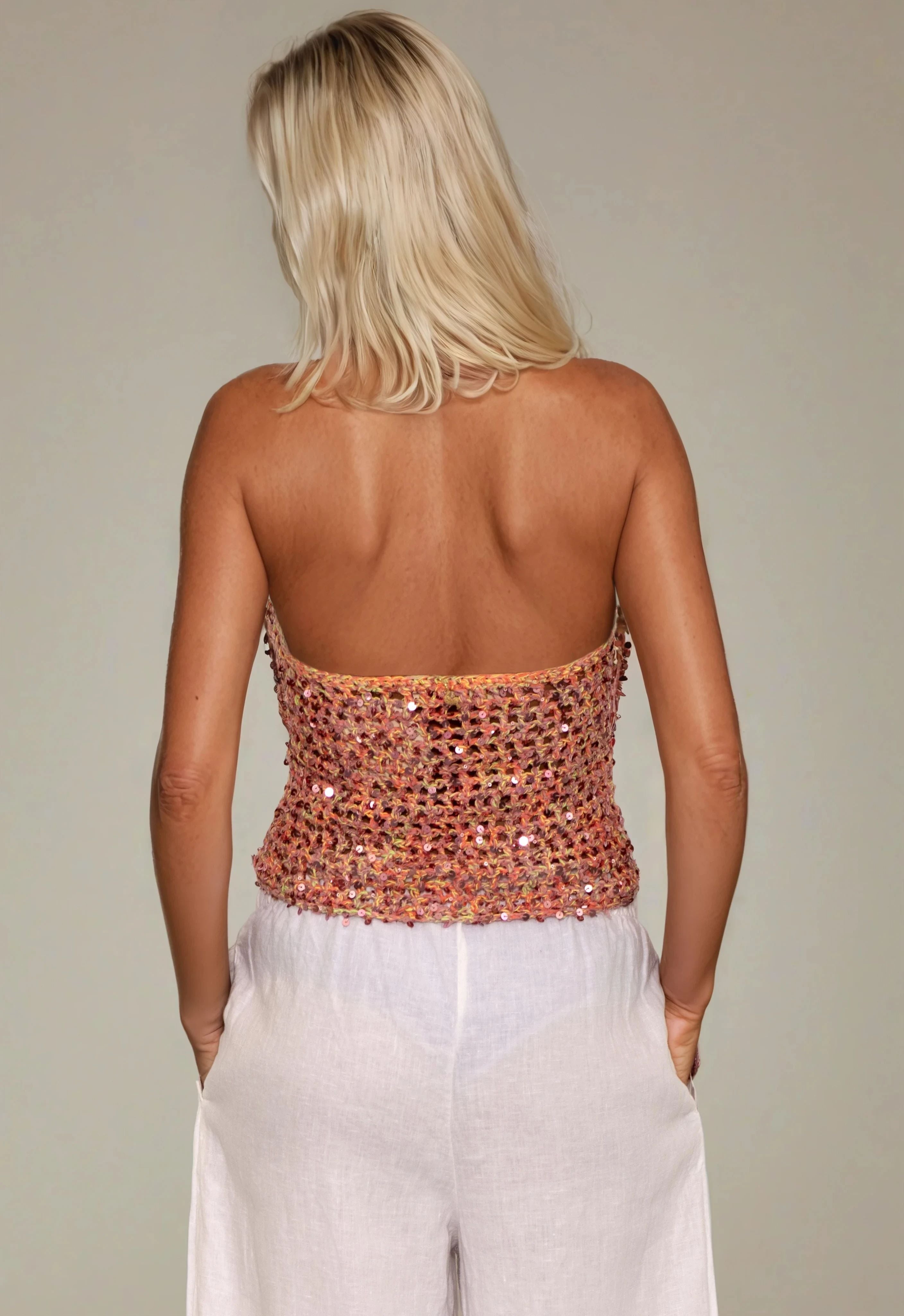 Suzie crochet halter top