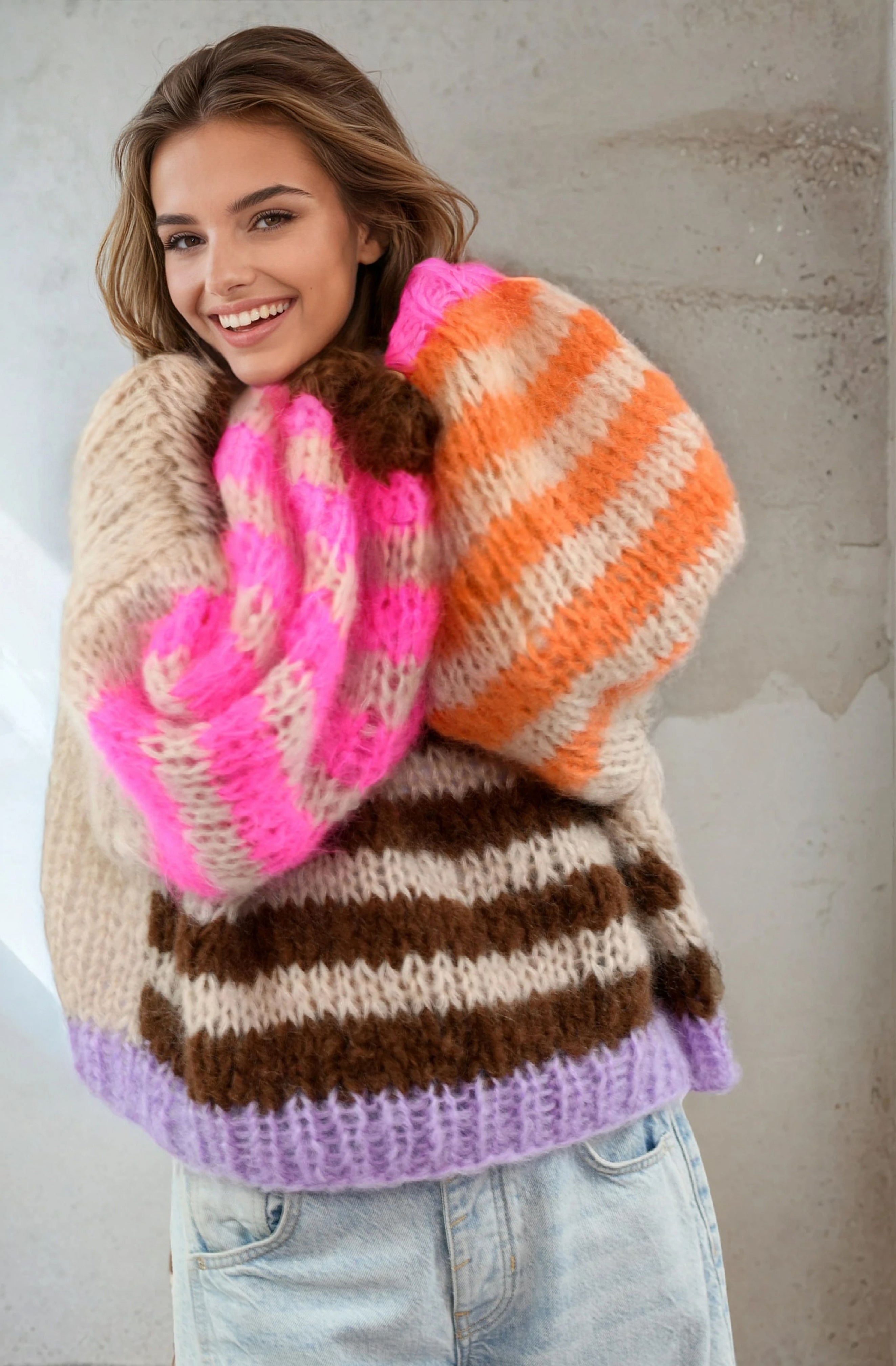 Courtney sweater neon spice preorder