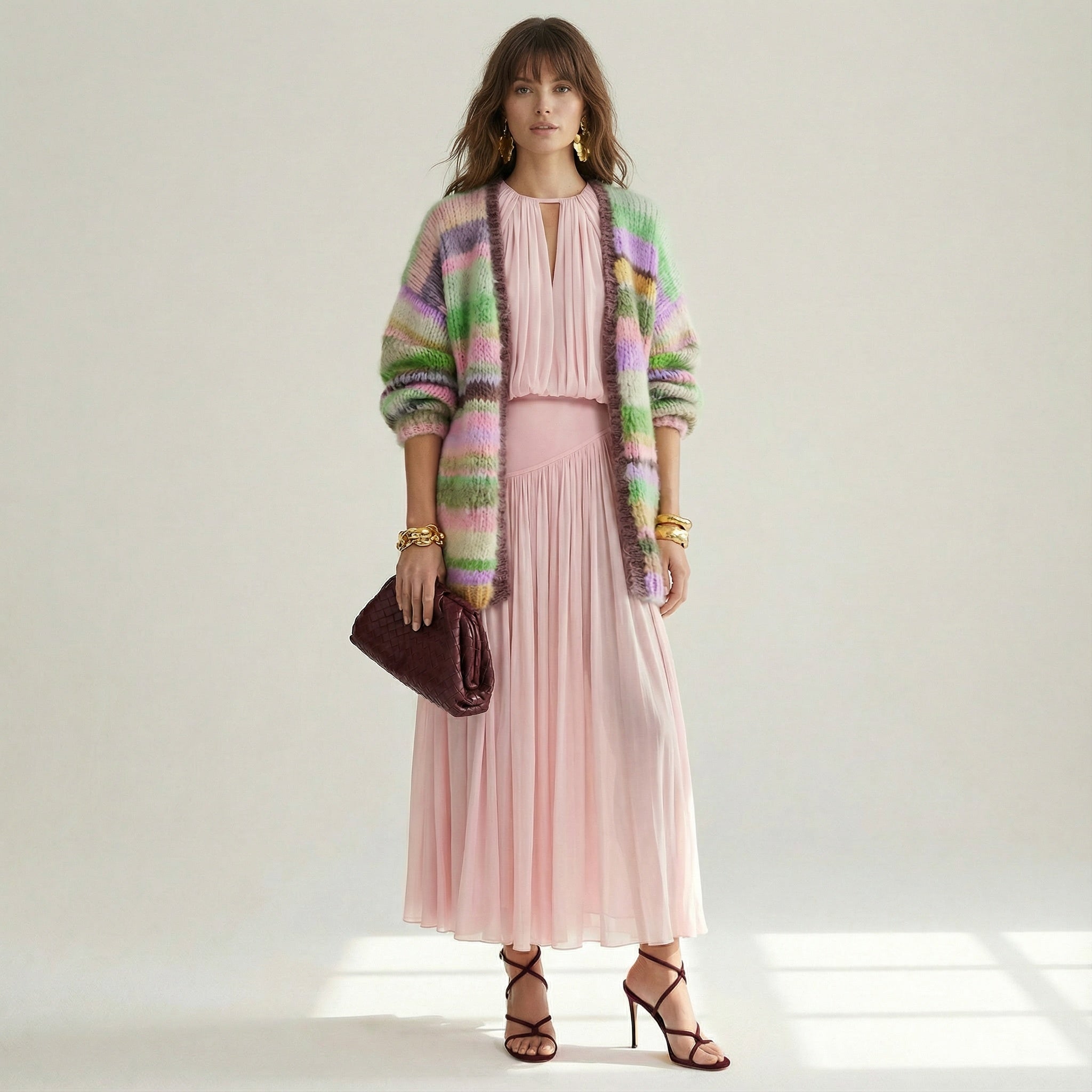 Dupa cardigan Spring Moss