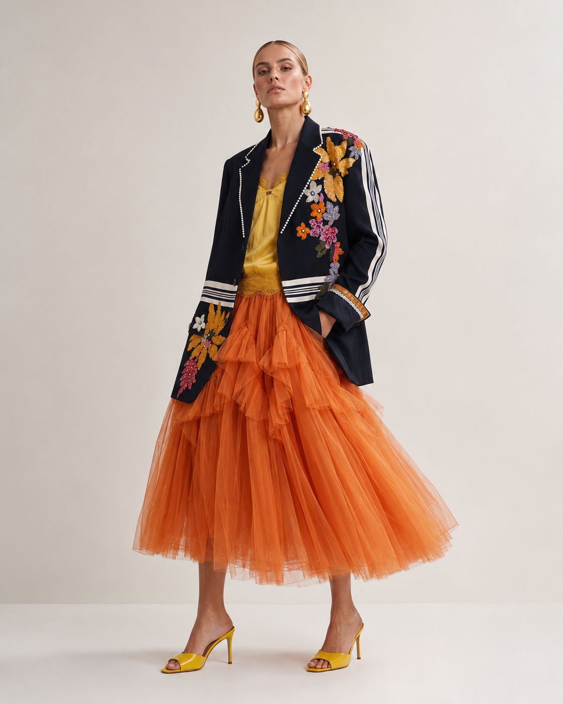 Der Midnight Marigold Blazer