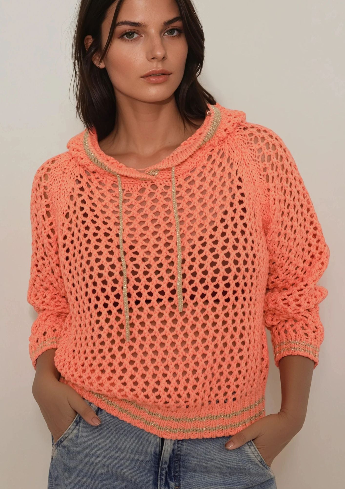 Riviera hoodie rosa