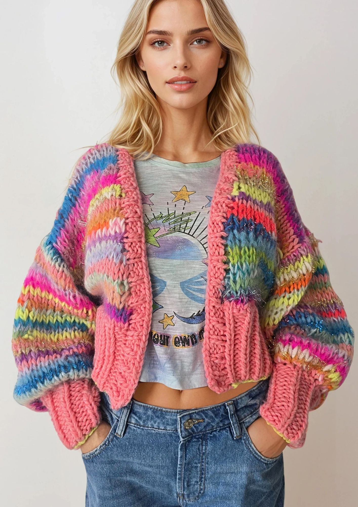 Cardigan Billie Electric Bloom pré-venda