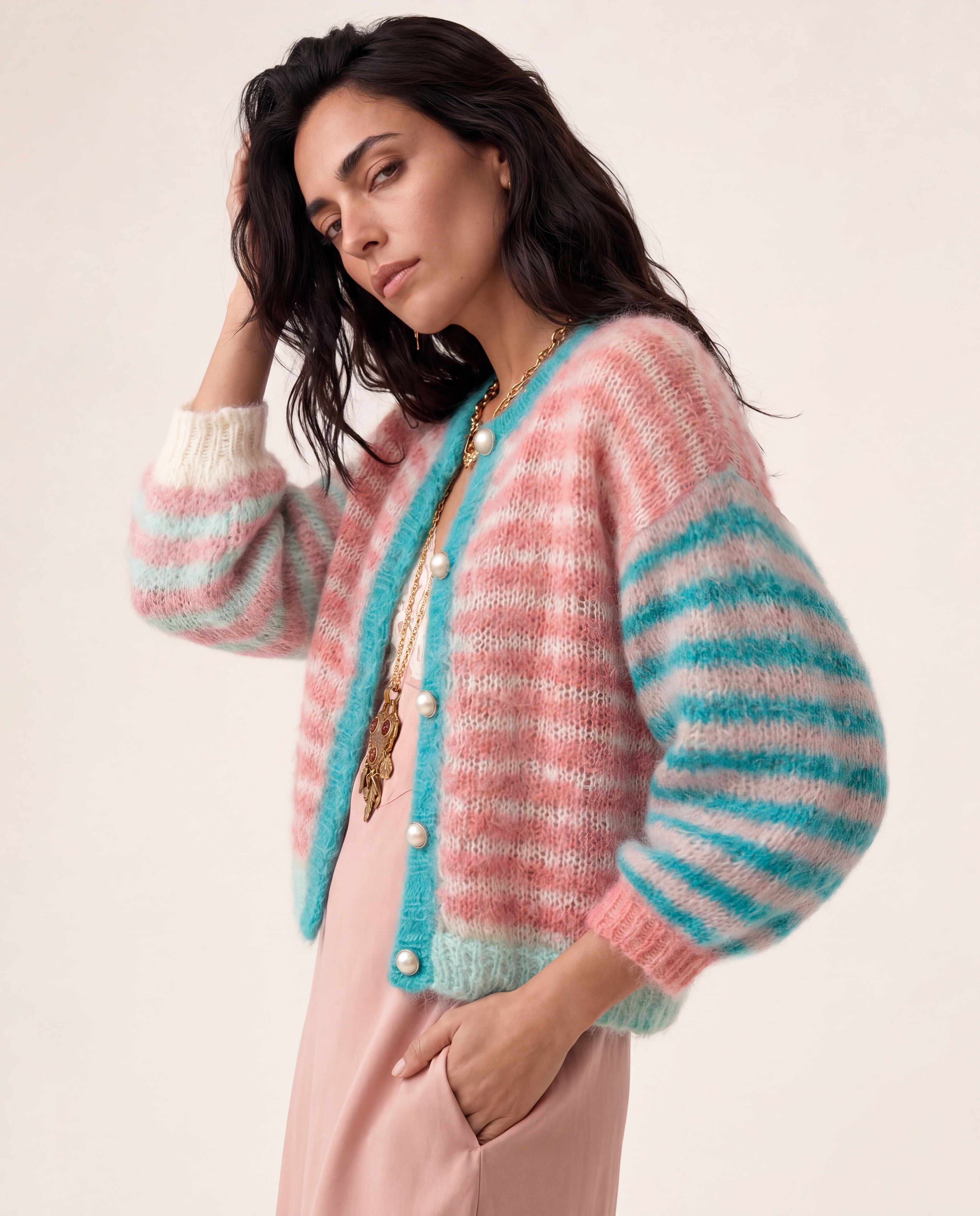 Jennifer jacket in Flamingo pop