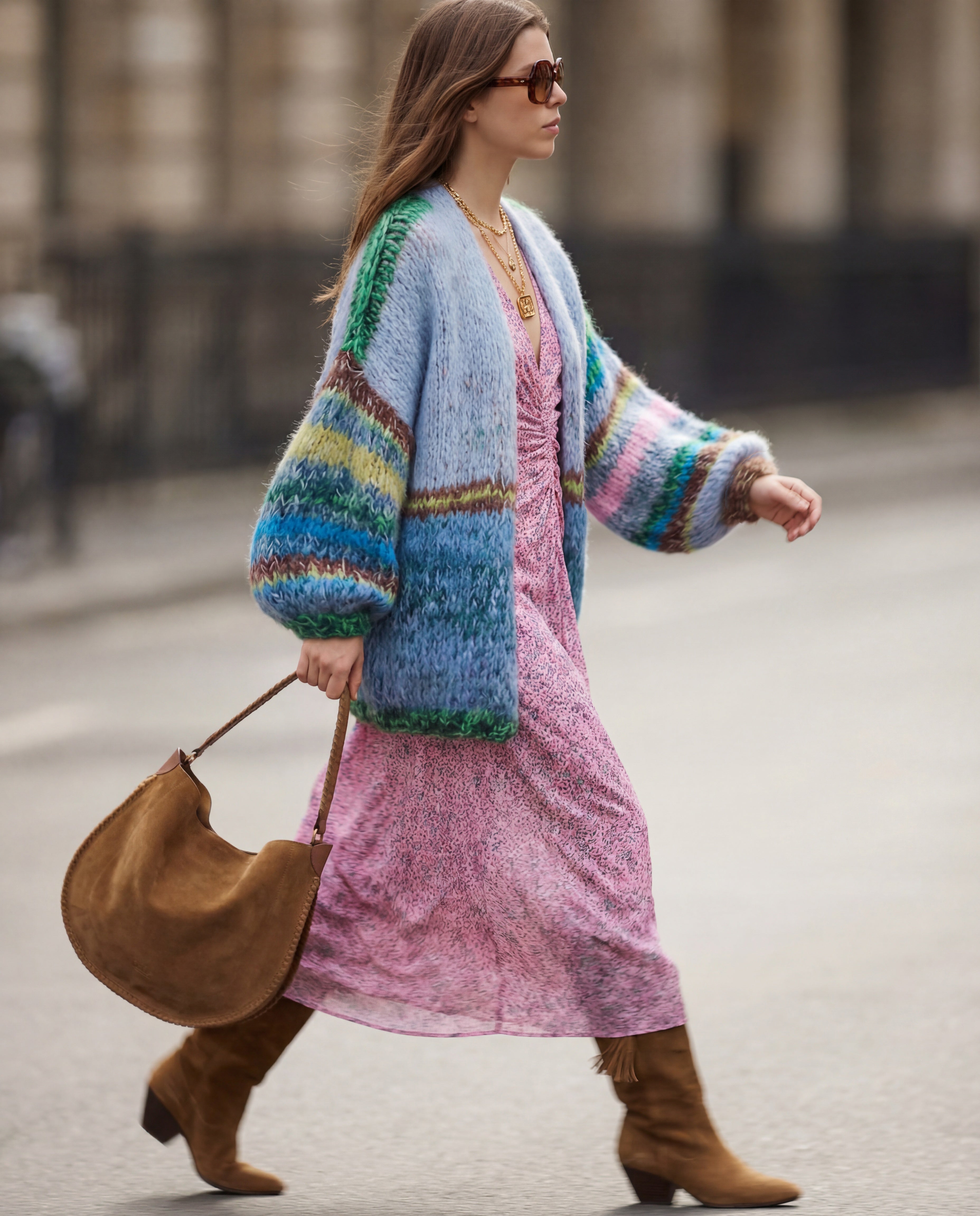 Biba Cardigan Andalusian fields