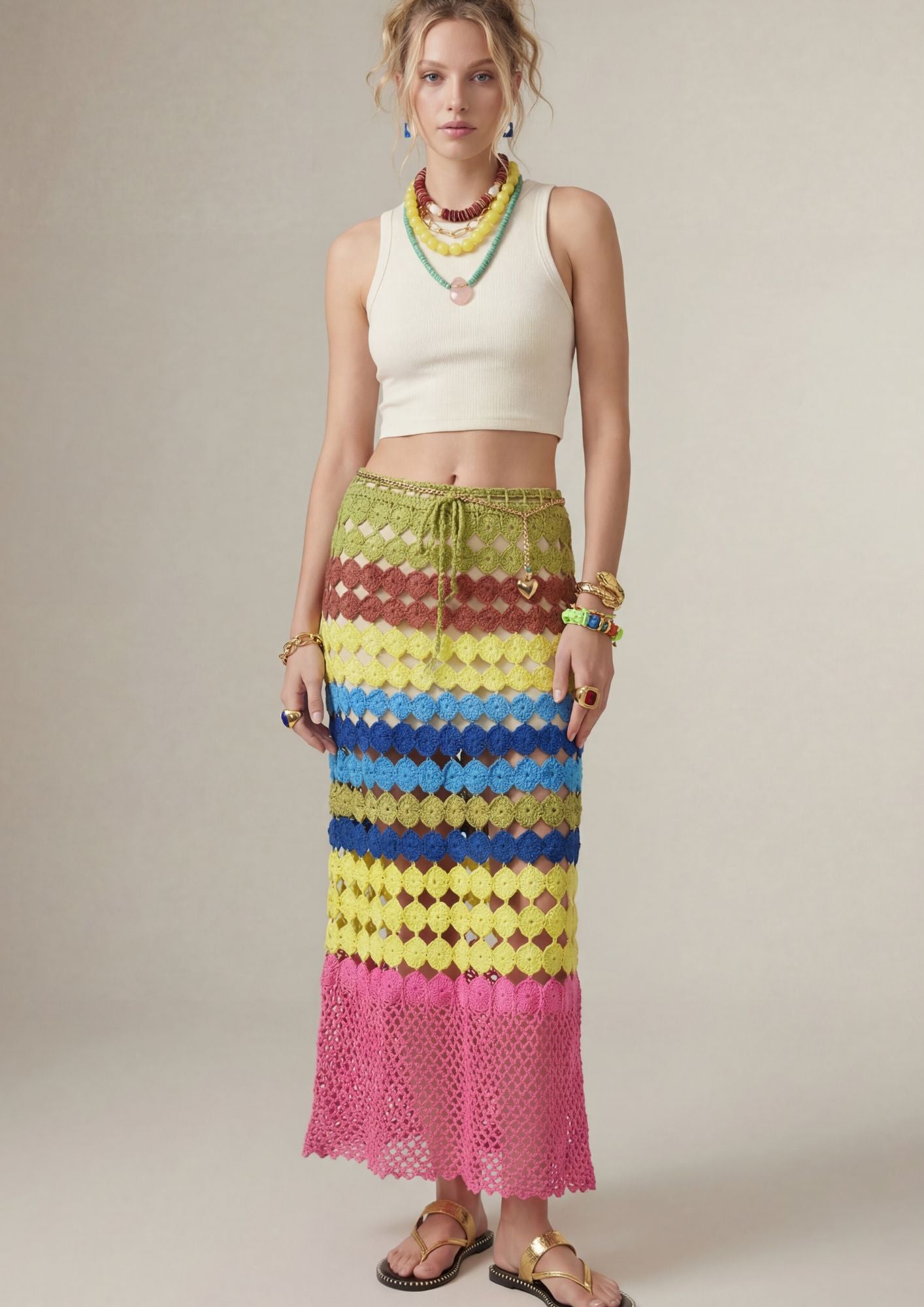 Lina handcrocheted skirt