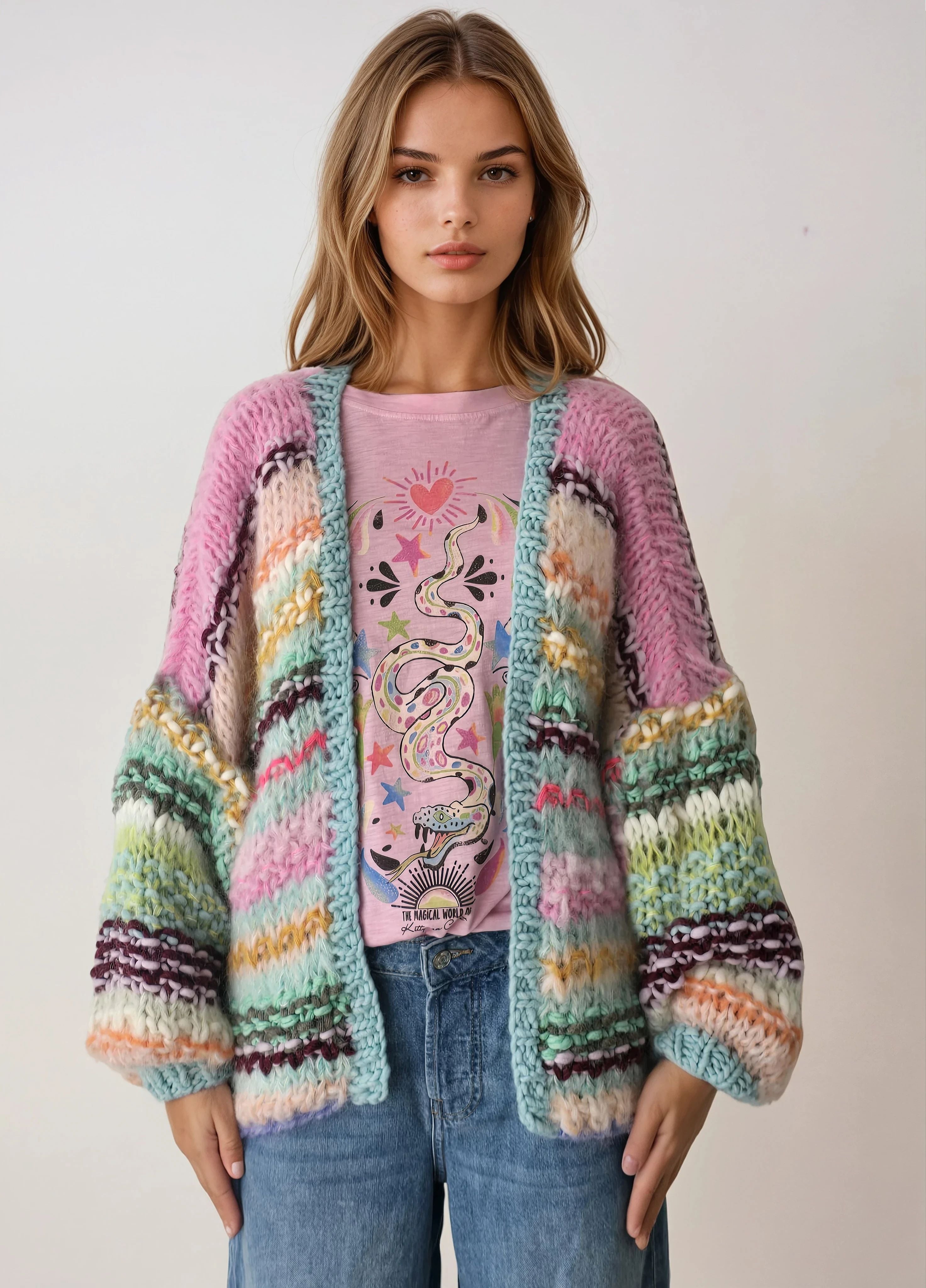 Cardigan Billie Cosmic sorbet pré-venda