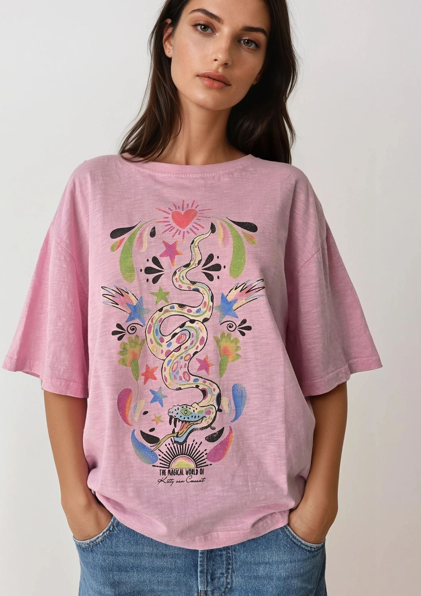Kundalini T shirt pink