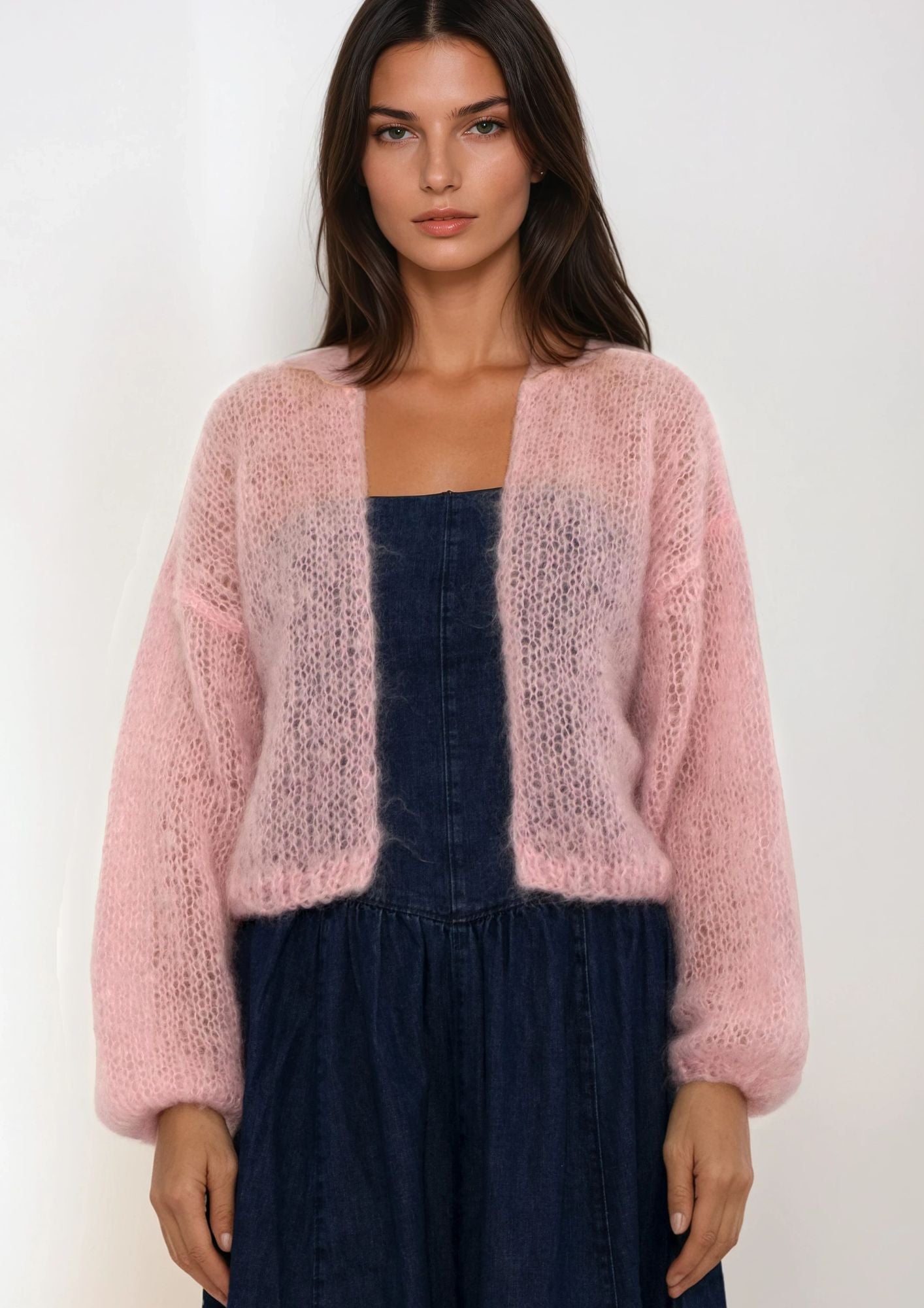 Rose-Jacke in zartem Rosa