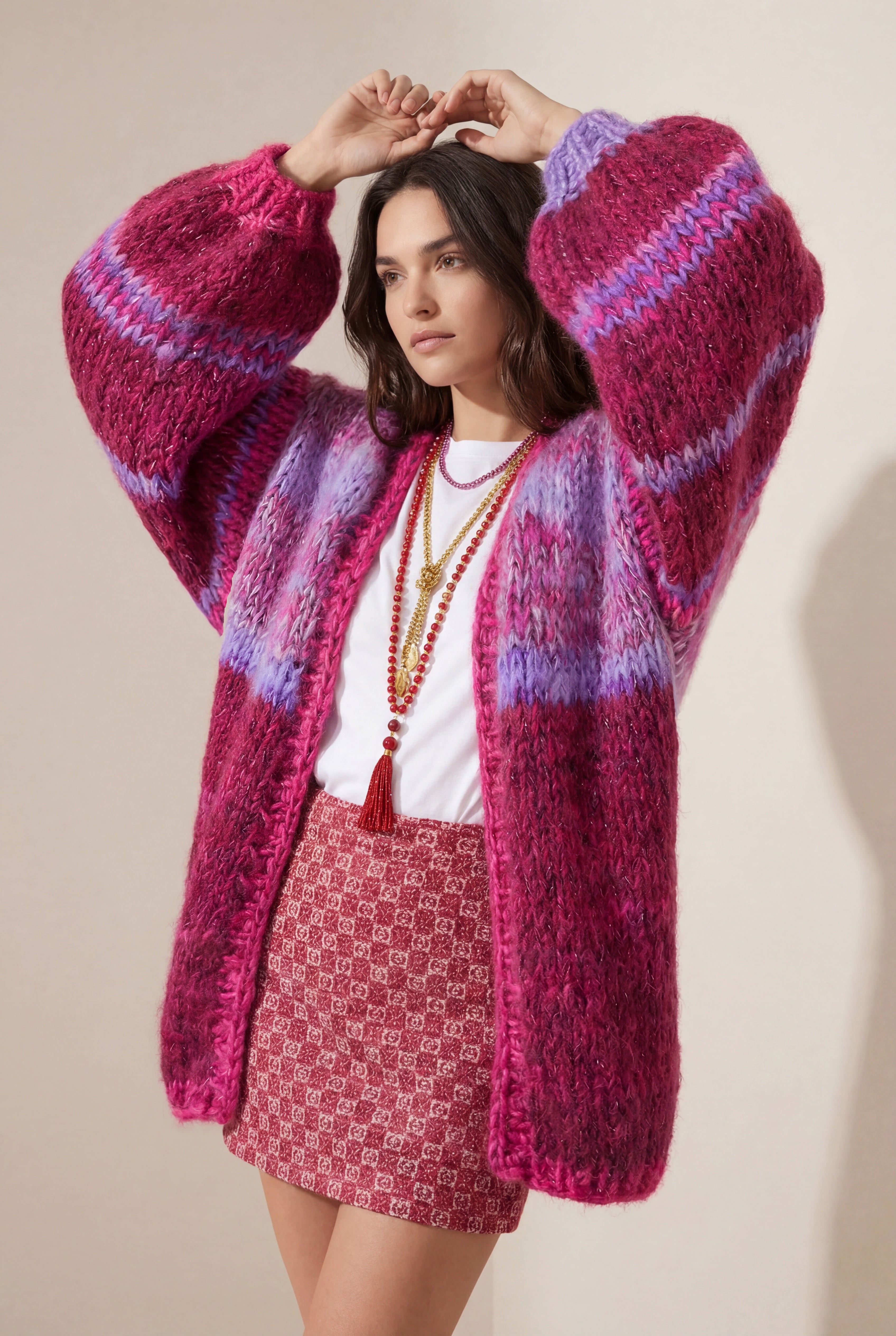 Biba cardigan Cherry Pepper