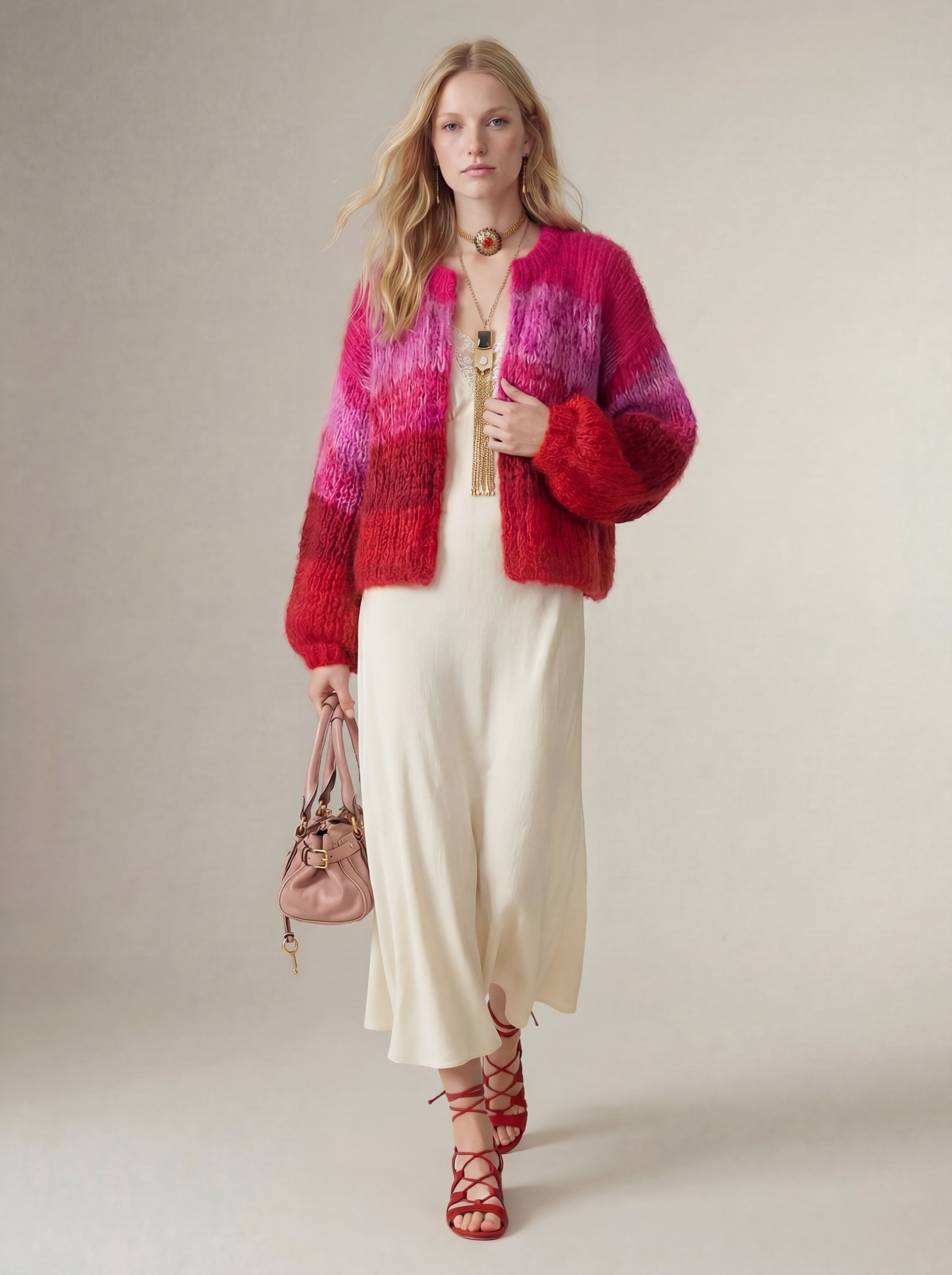 Moon jacket in Berry Heat