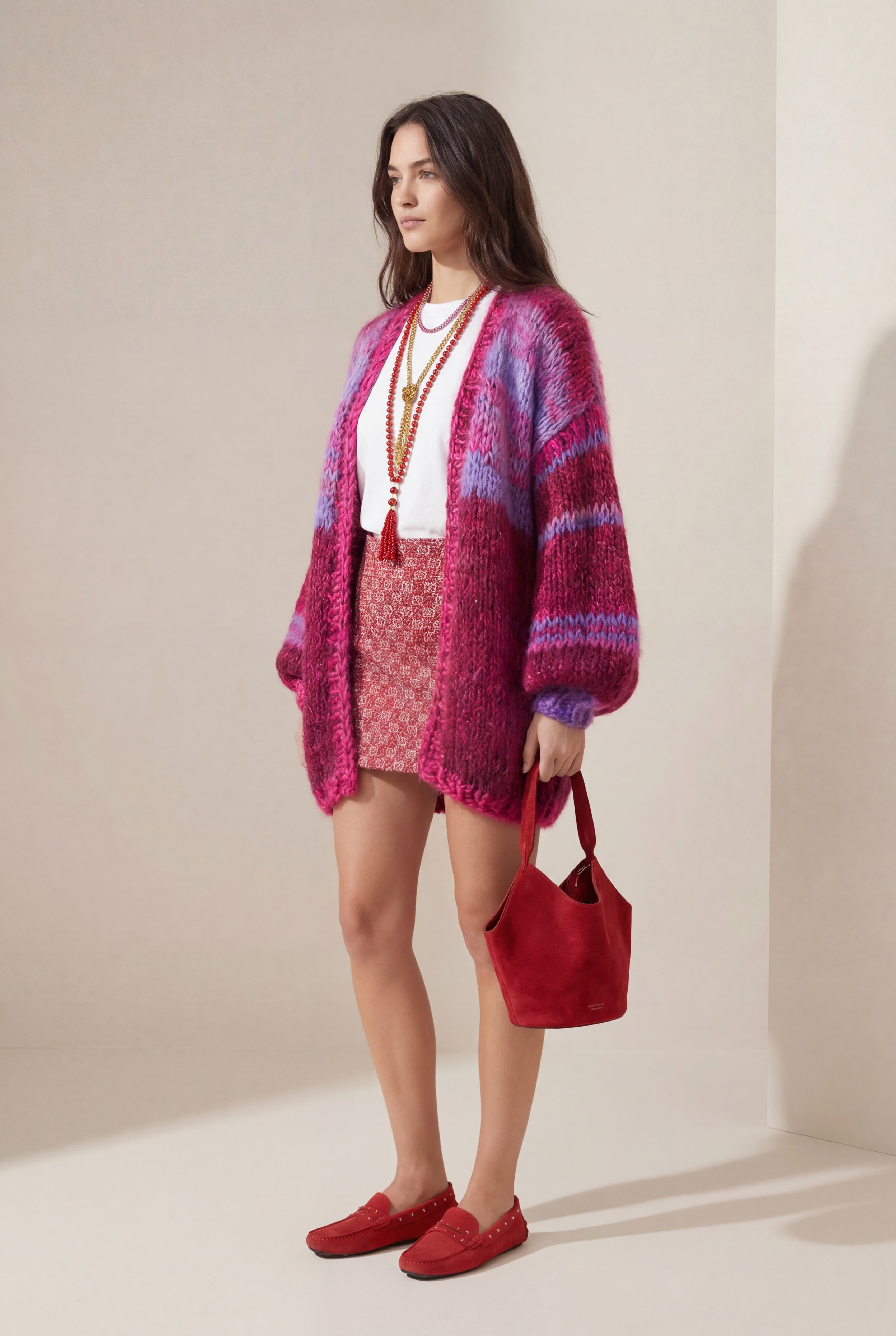 Biba cardigan Cherry Pepper