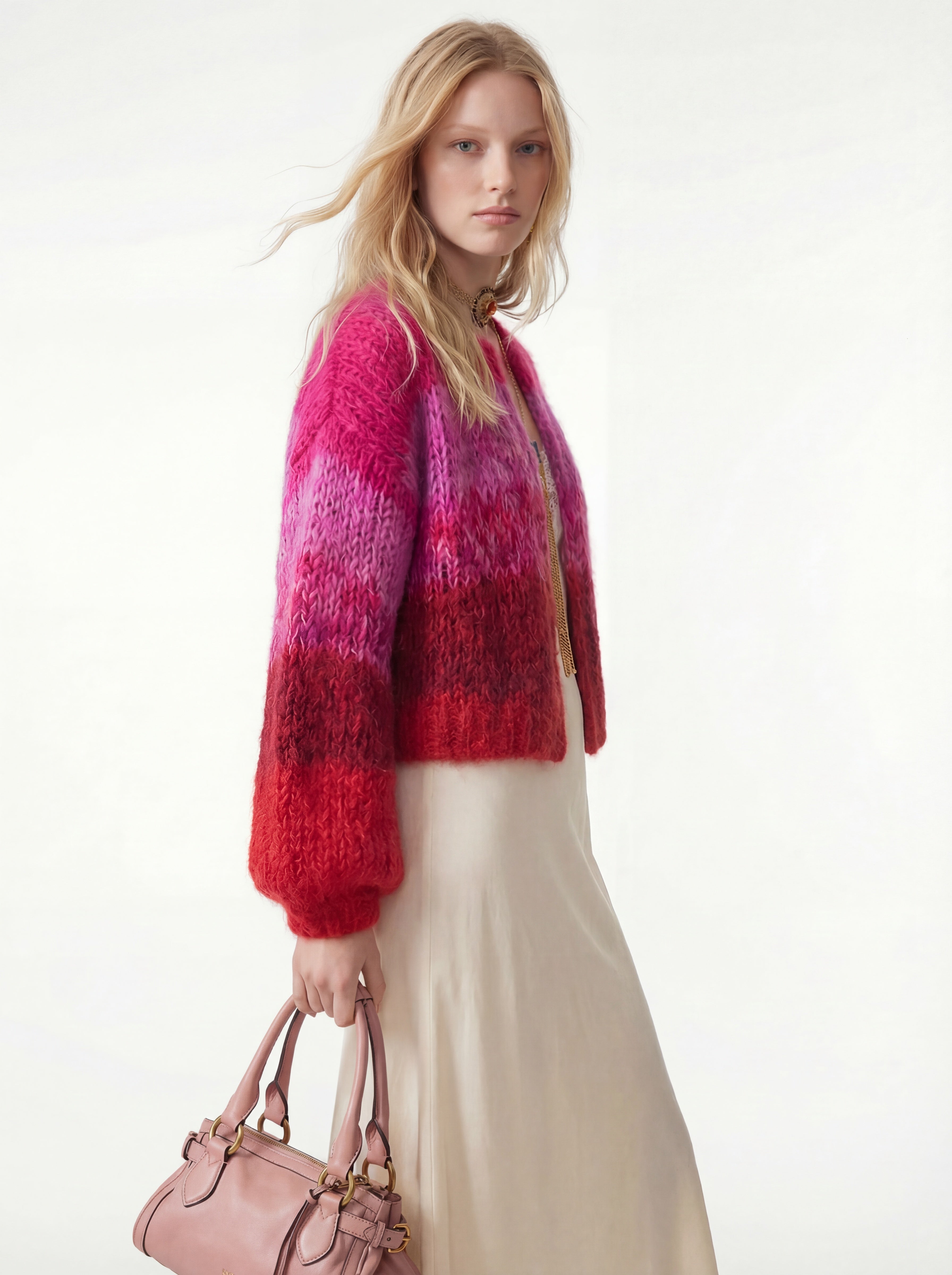 Moon jacket in Berry Heat