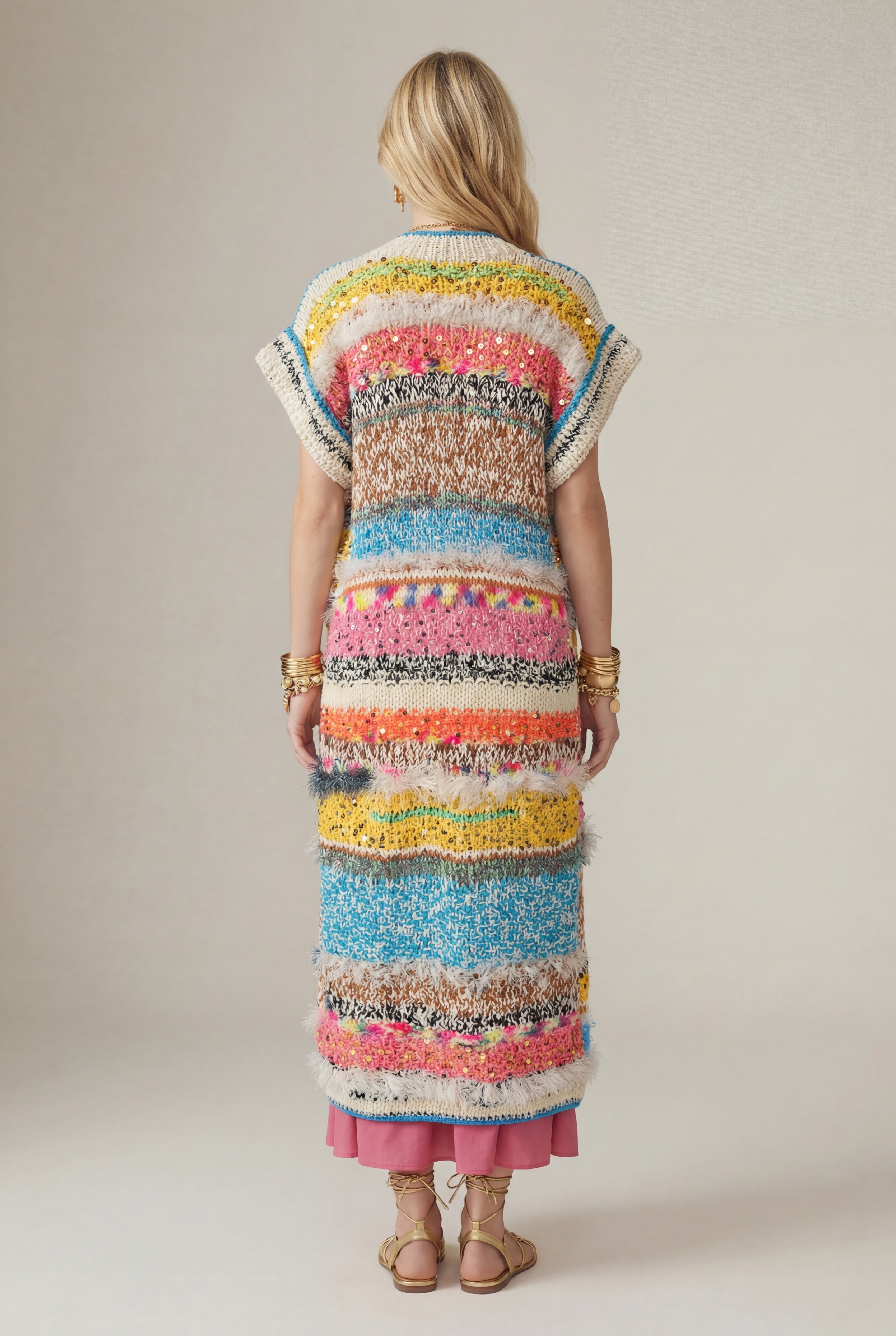 Kori sleeveless maxi cardigan