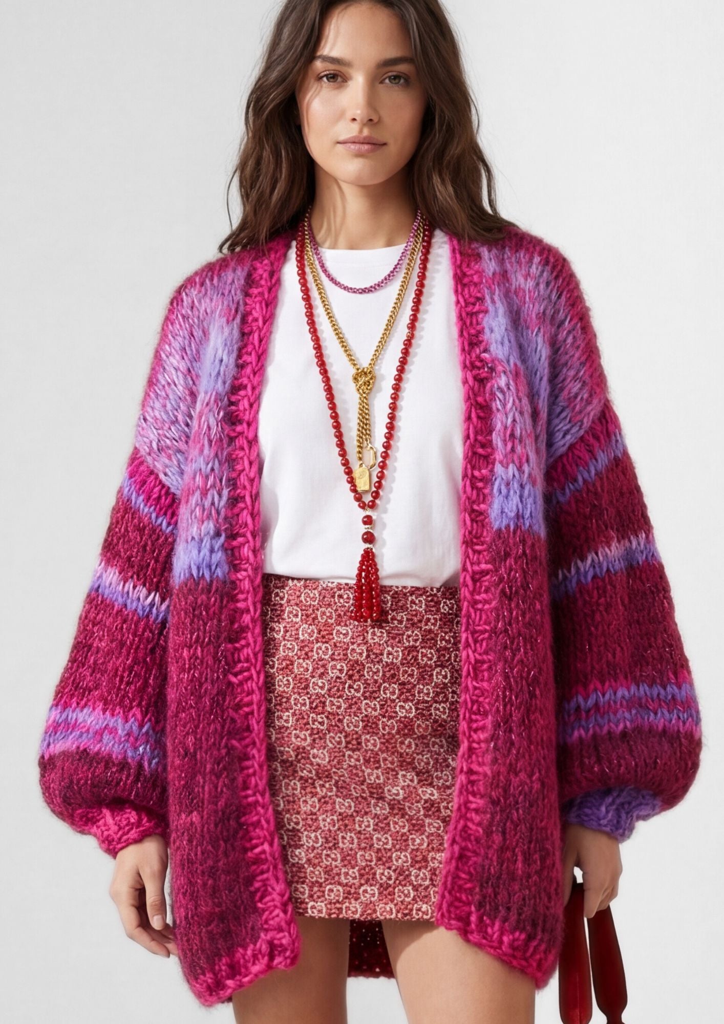 Biba cardigan Cherry Pepper