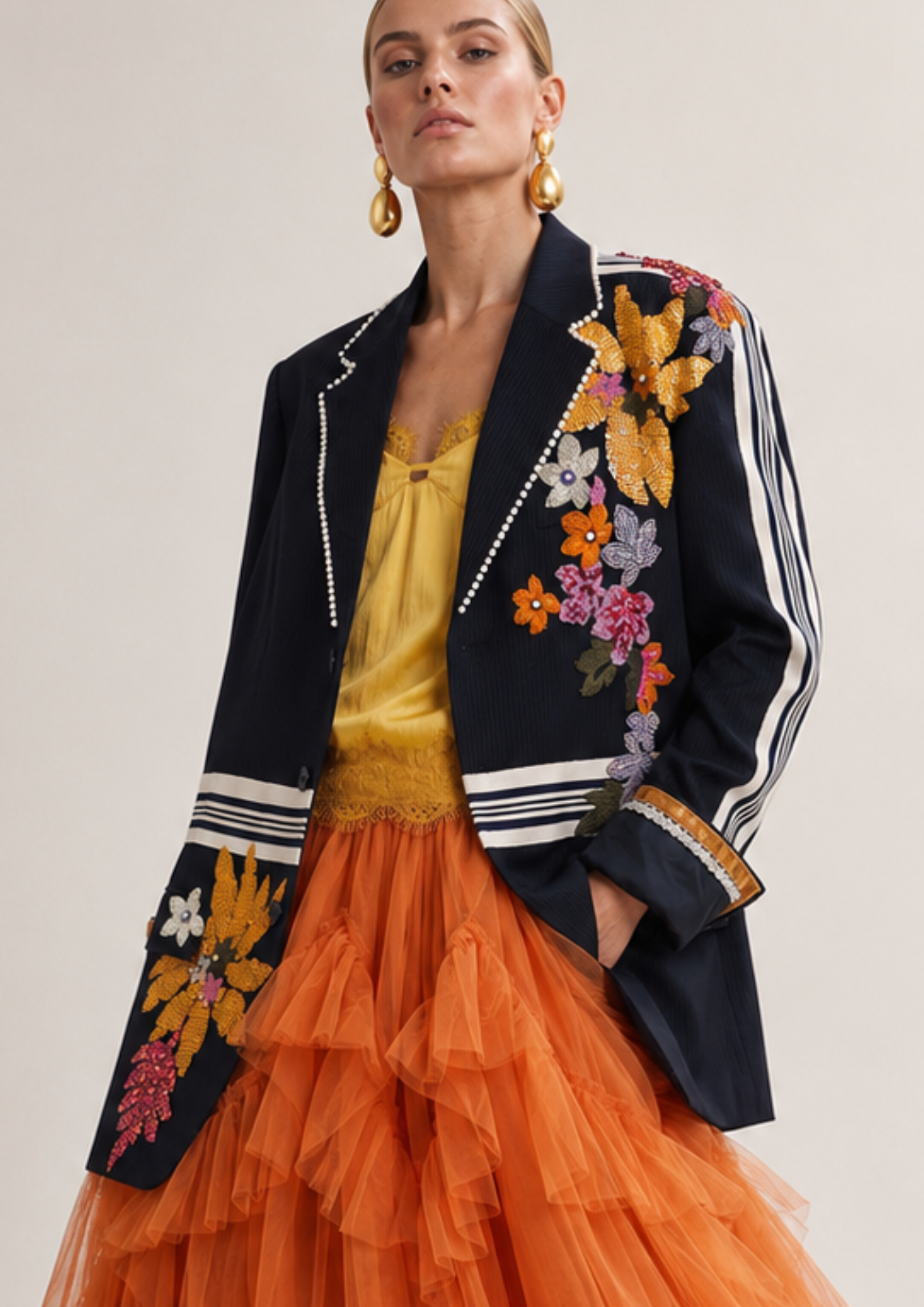 Der Midnight Marigold Blazer
