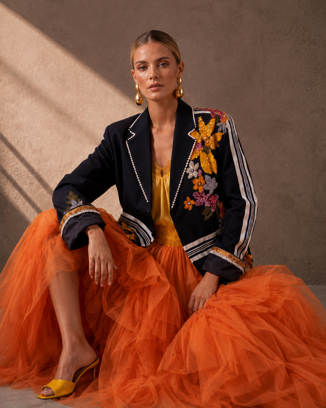 Der Midnight Marigold Blazer