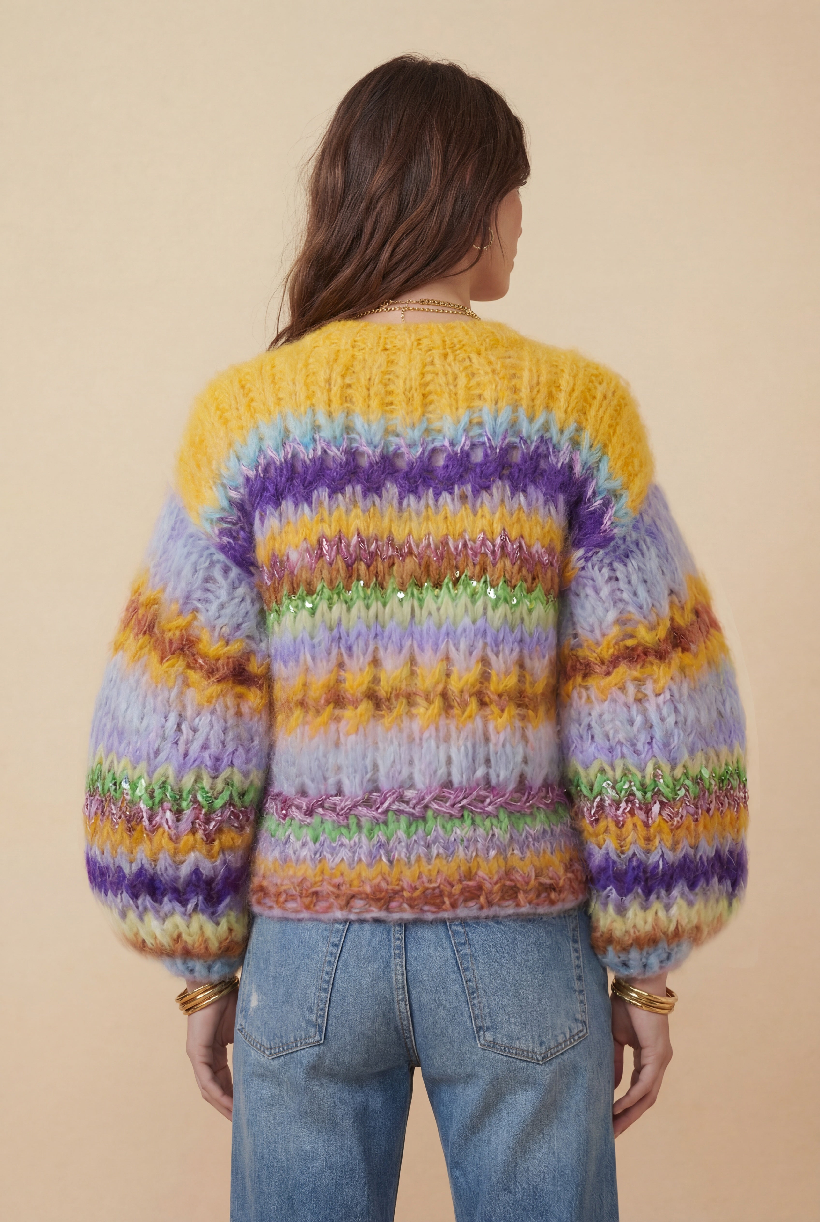 Frou Frou sweater Sunset confetti