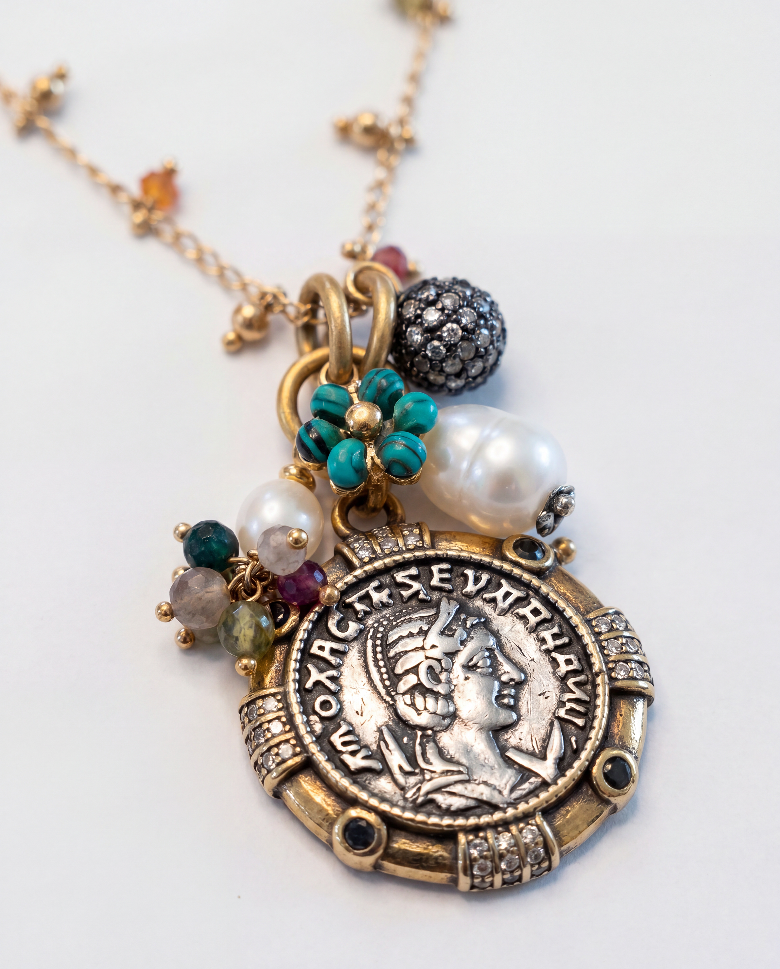 Aurelia Coin Talisman Necklace
