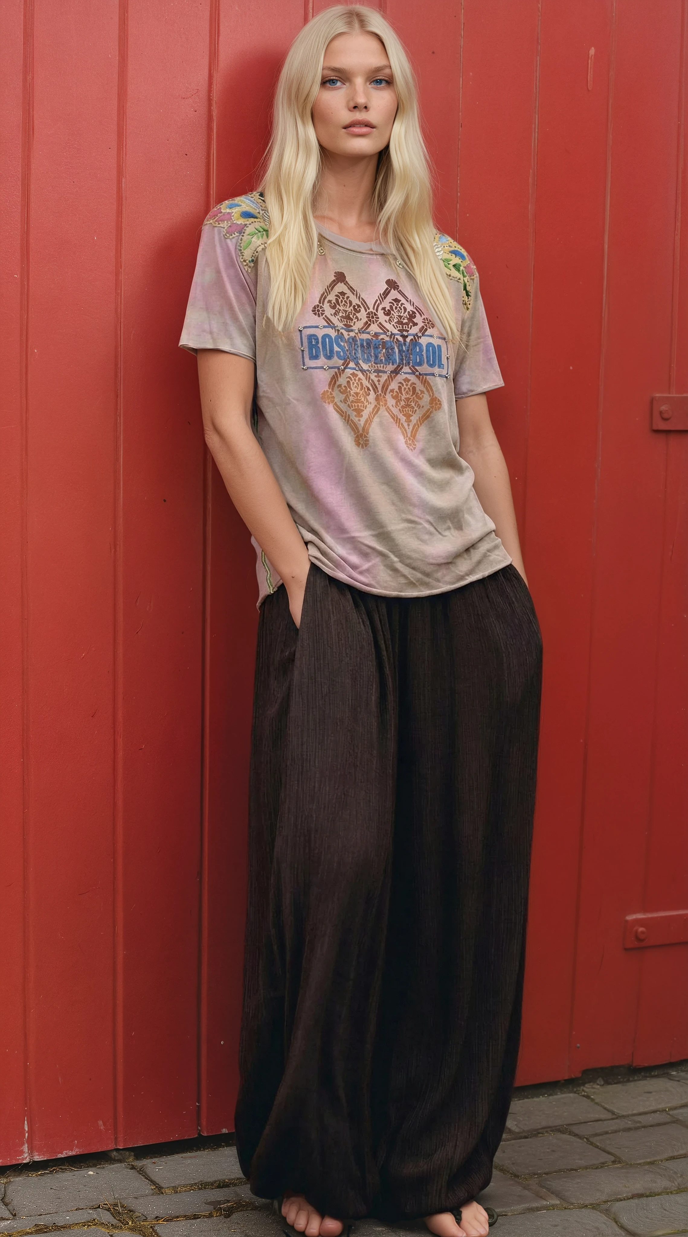 The Handdye Stamp tee