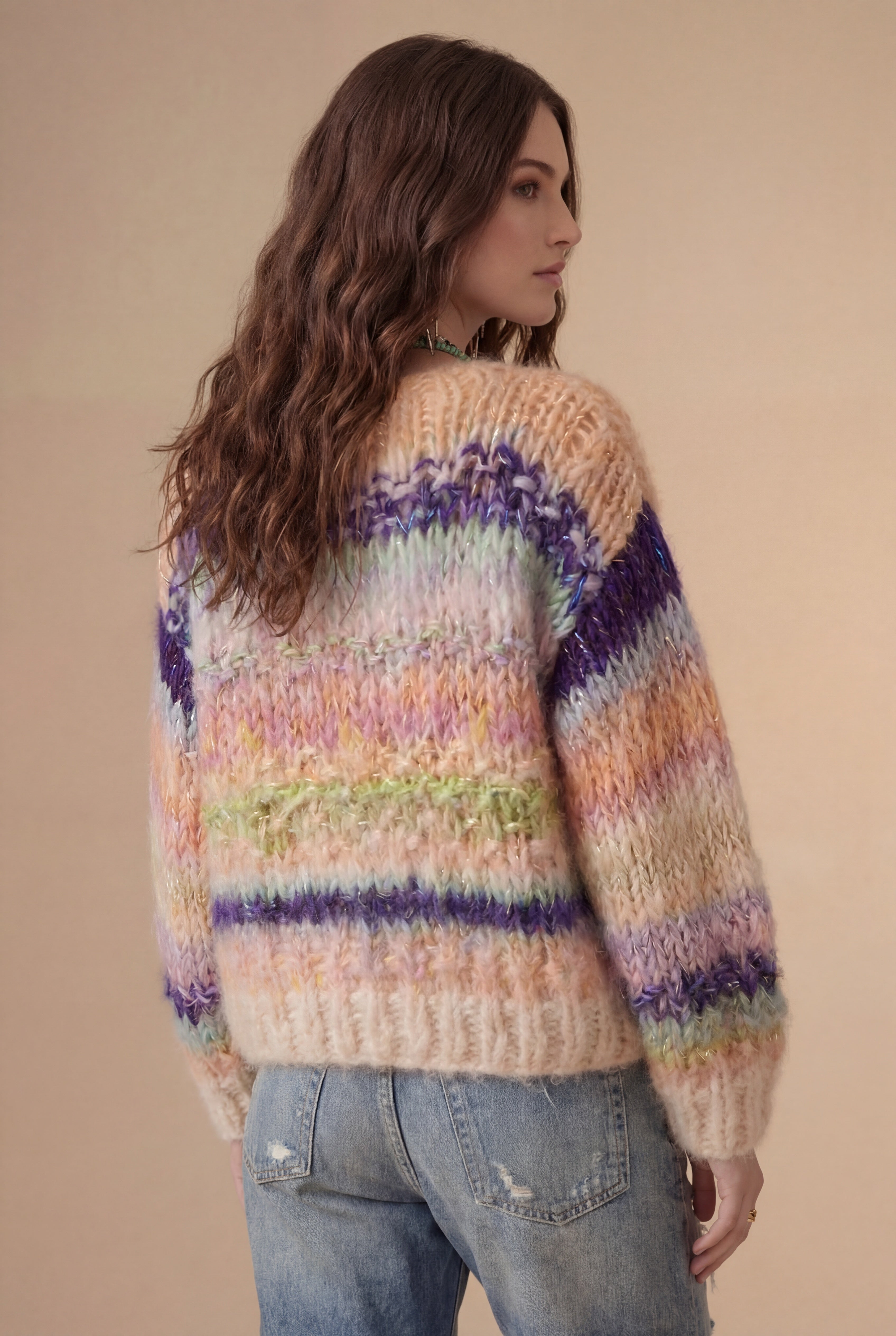 Nuka sweater electric peach