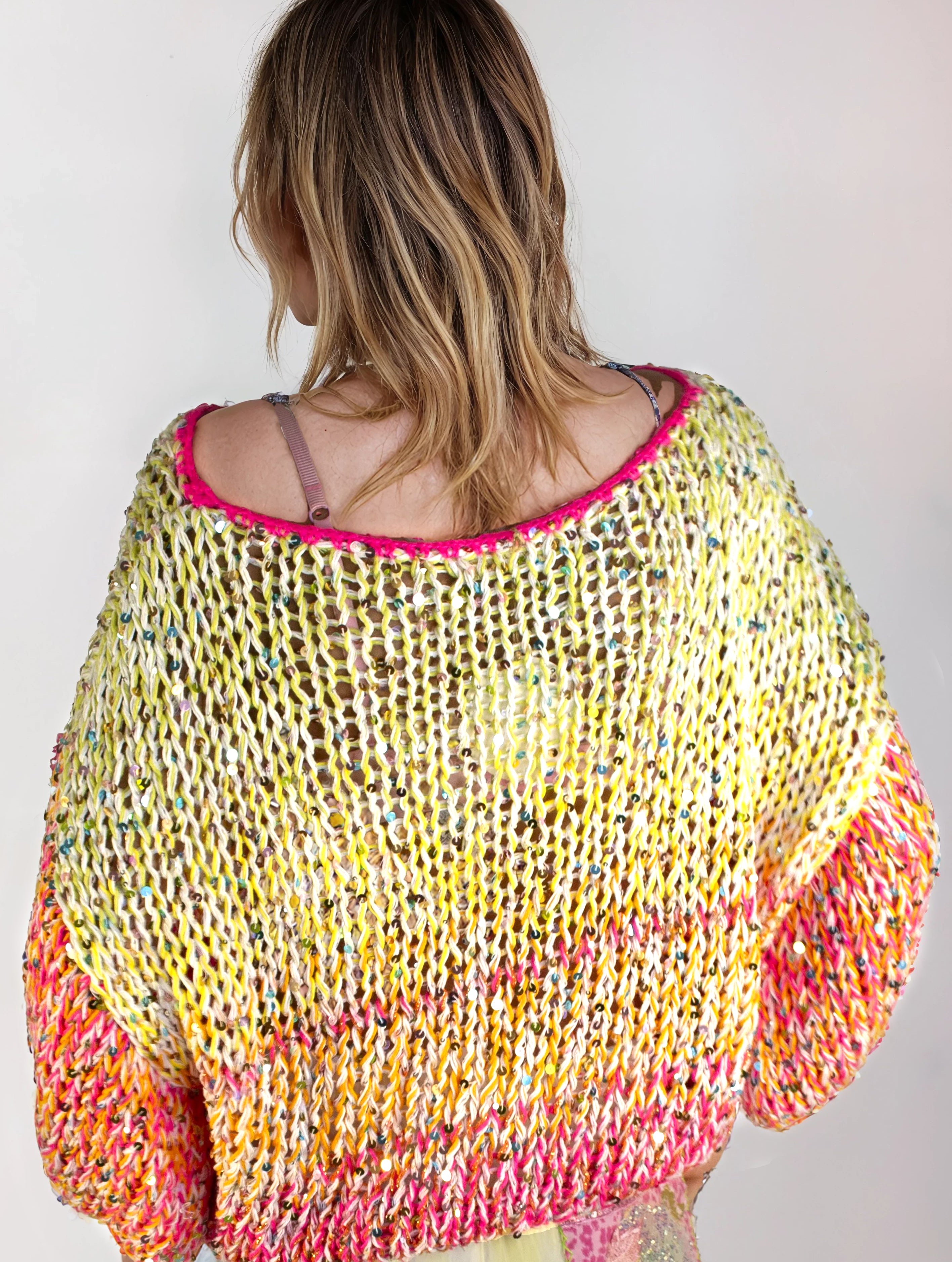 Kalea sweater orange-yellow